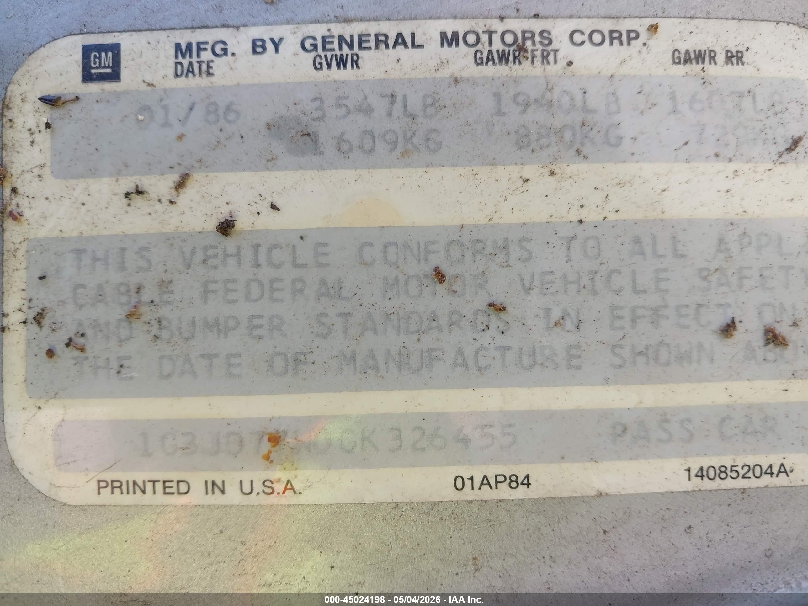OLDSMOBILE FIRENZA image 9