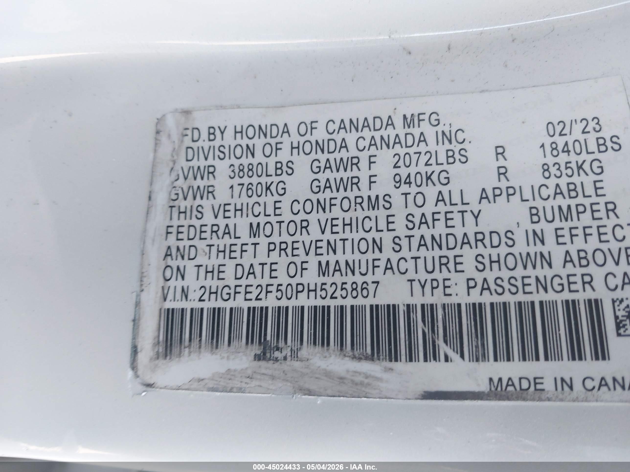 HONDA CIVIC image 9