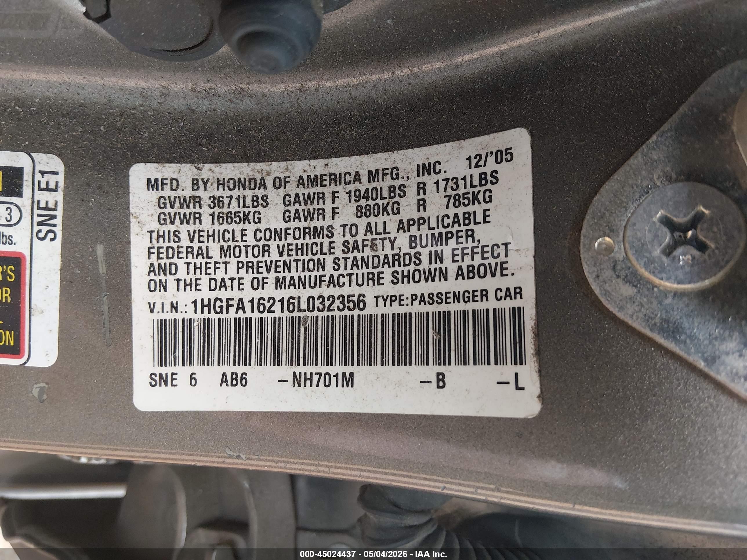 HONDA CIVIC image 9