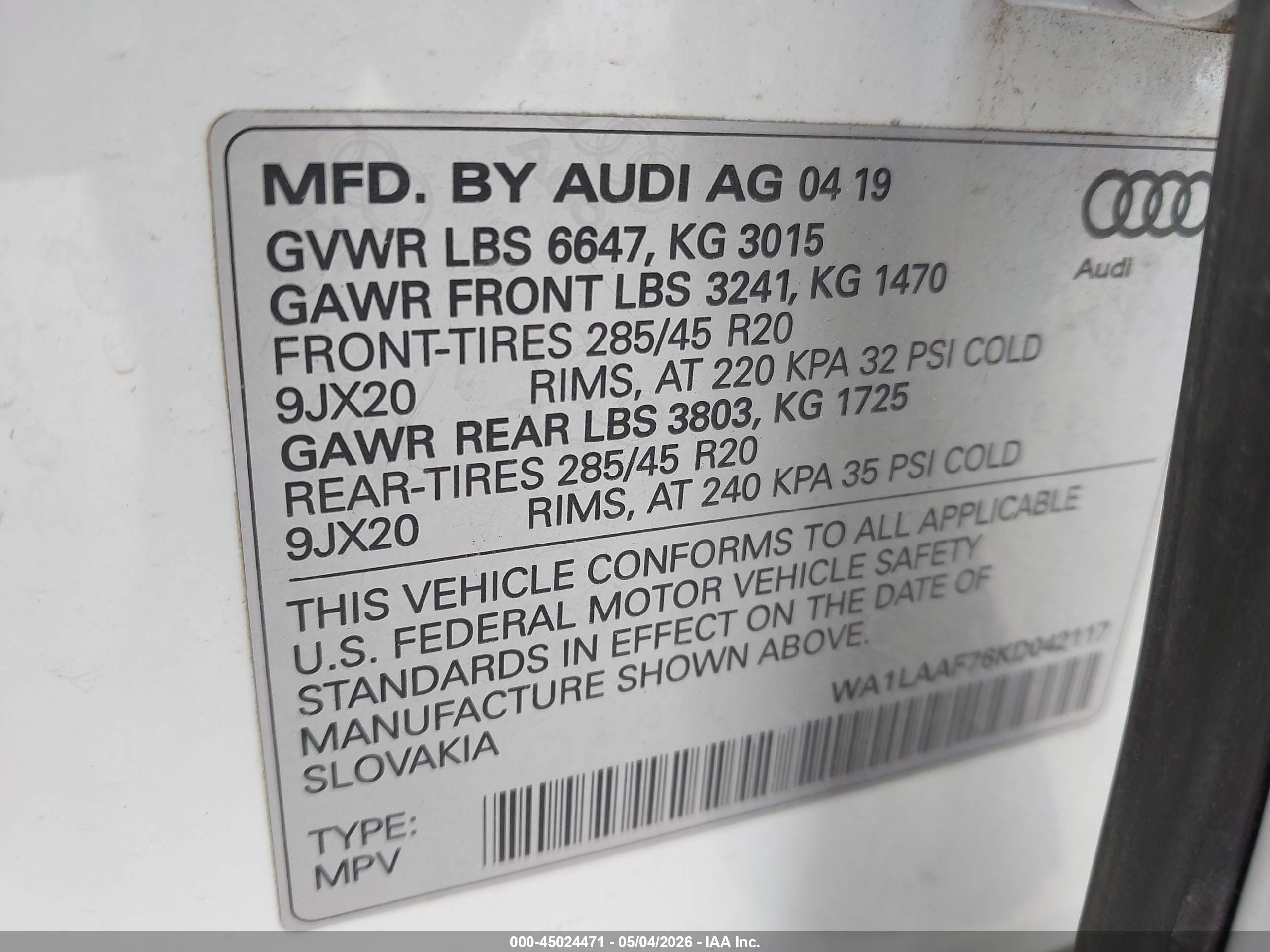 AUDI Q7 image 9