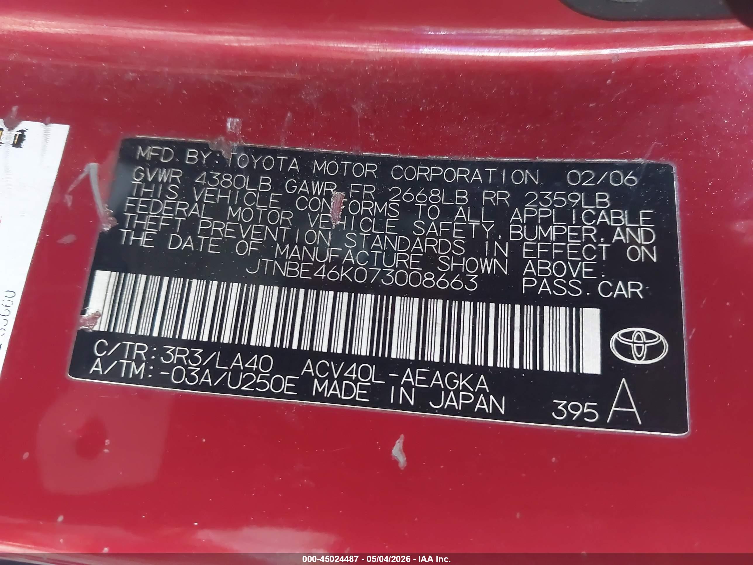 TOYOTA CAMRY image 9