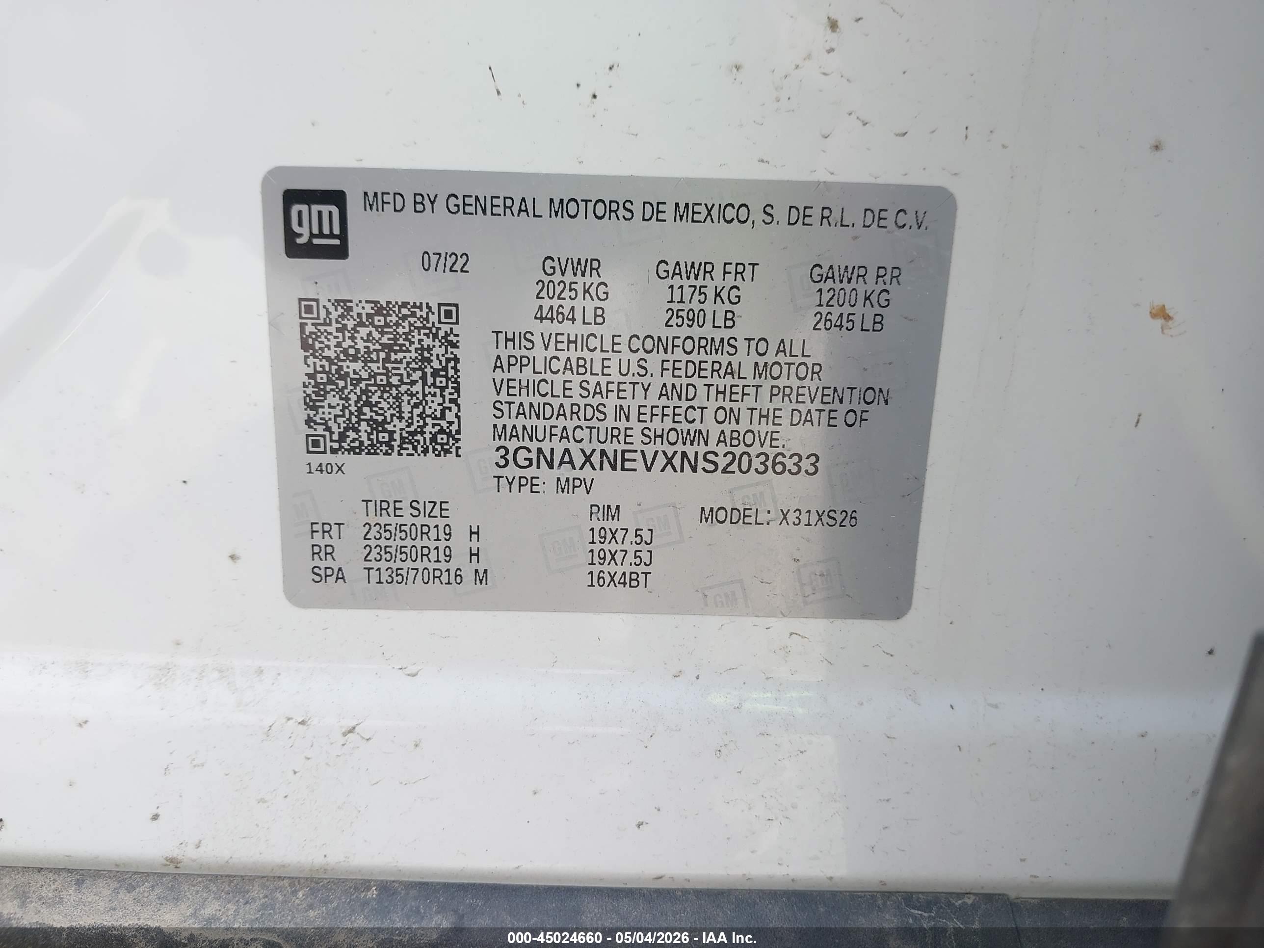 CHEVROLET EQUINOX image 9
