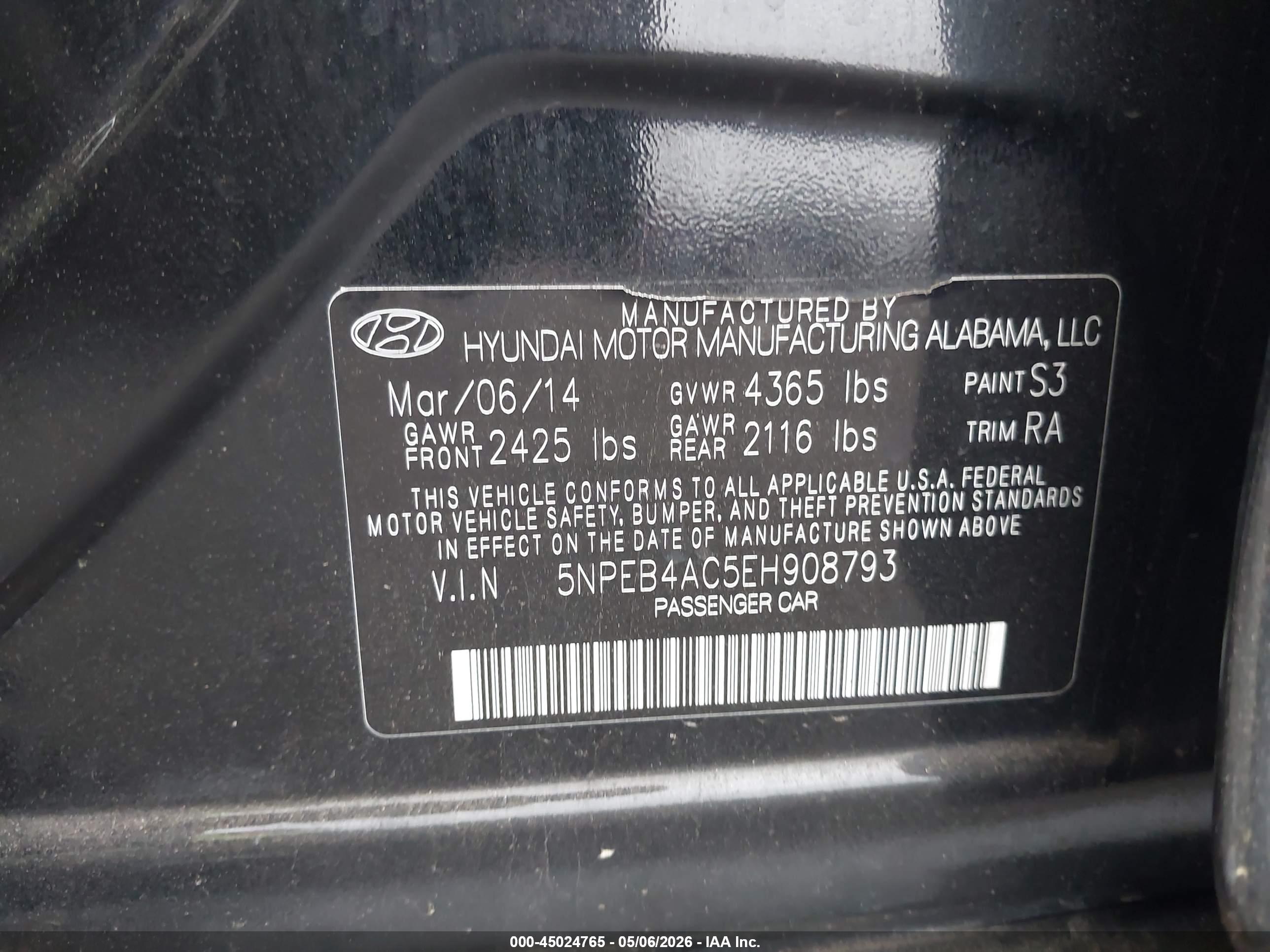 HYUNDAI SONATA image 9