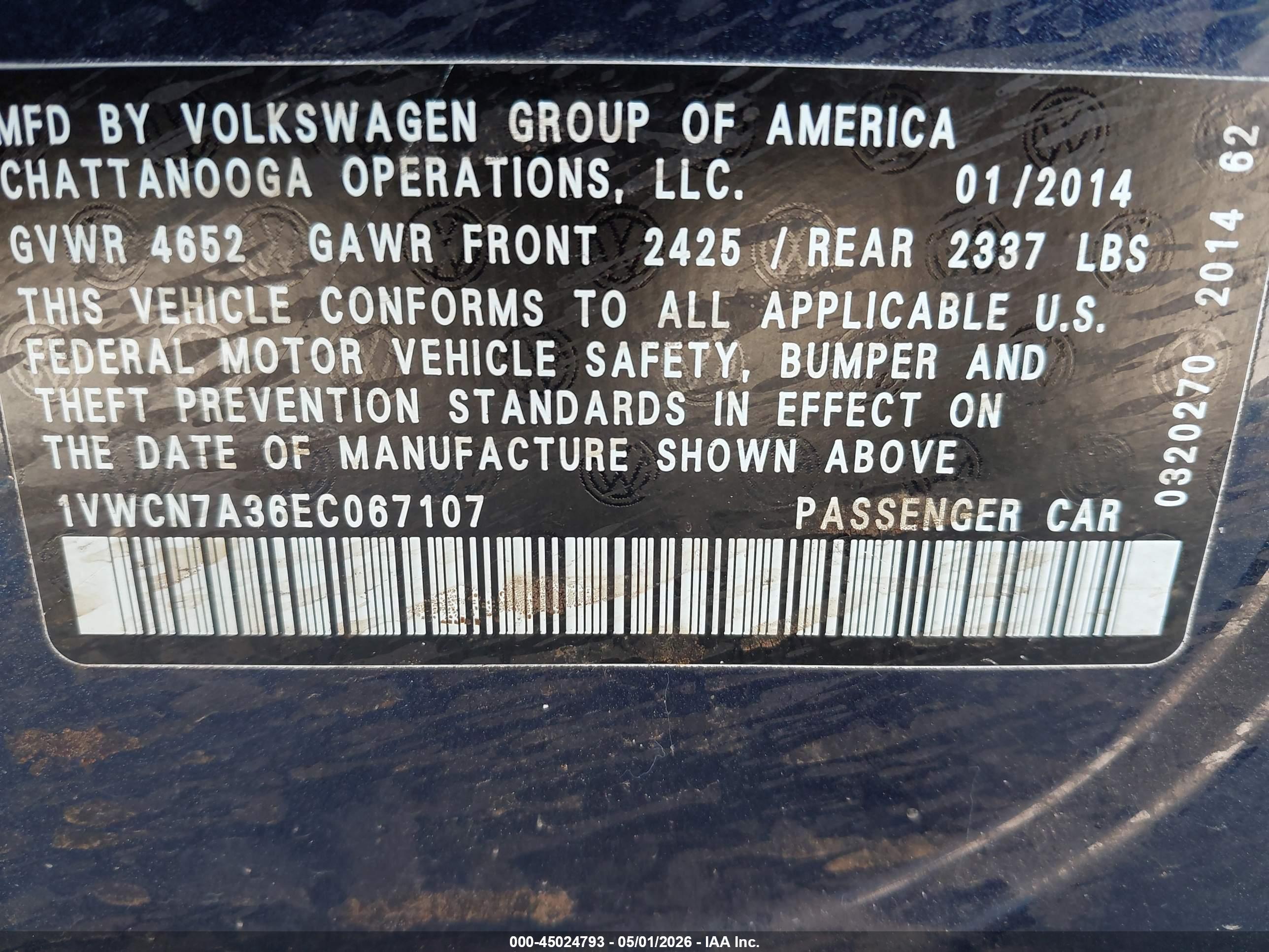 VOLKSWAGEN PASSAT image 9