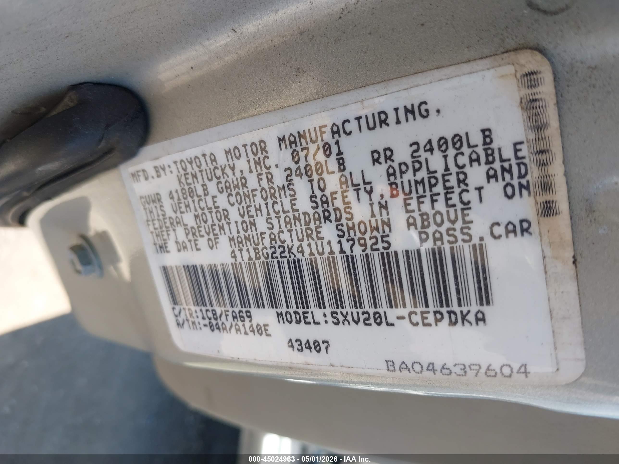 TOYOTA CAMRY image 9