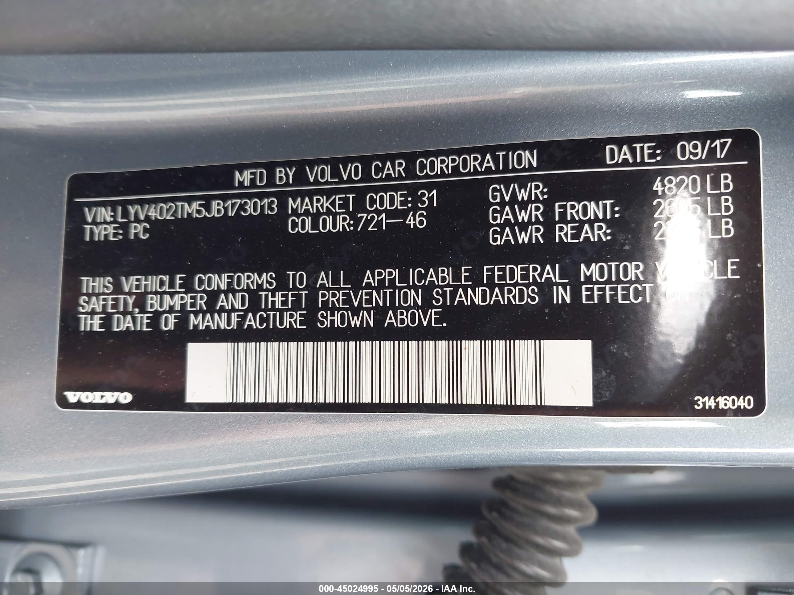 VOLVO S60 image 9