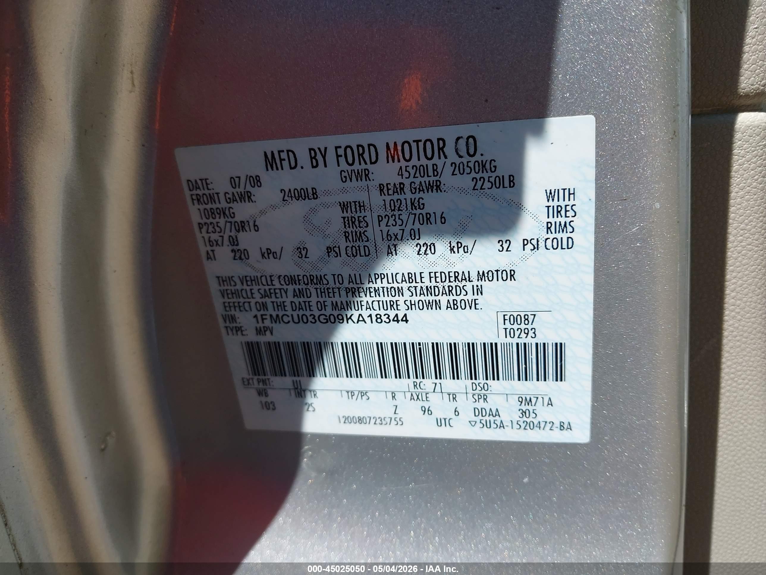 FORD ESCAPE image 9