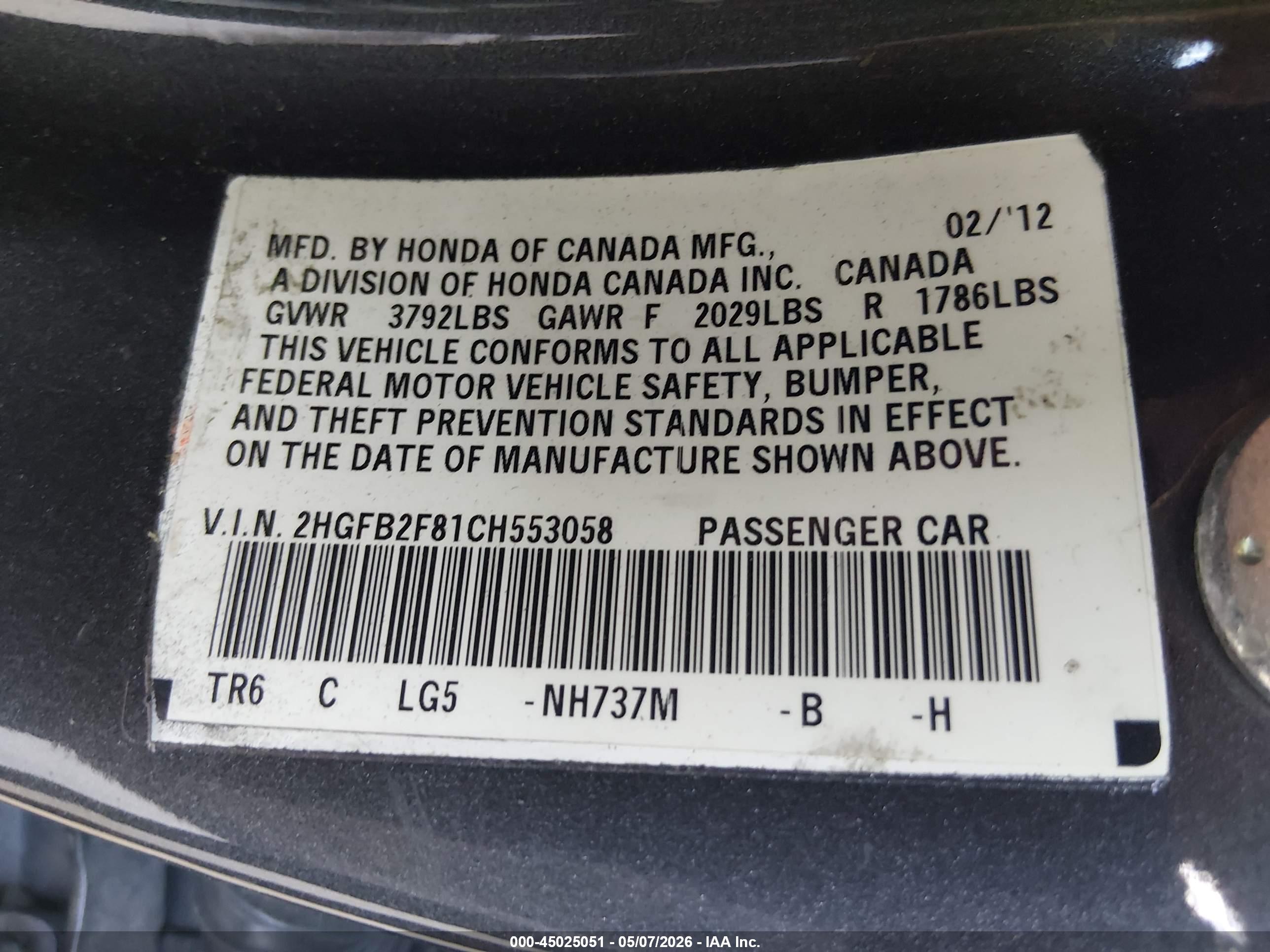 HONDA CIVIC image 9
