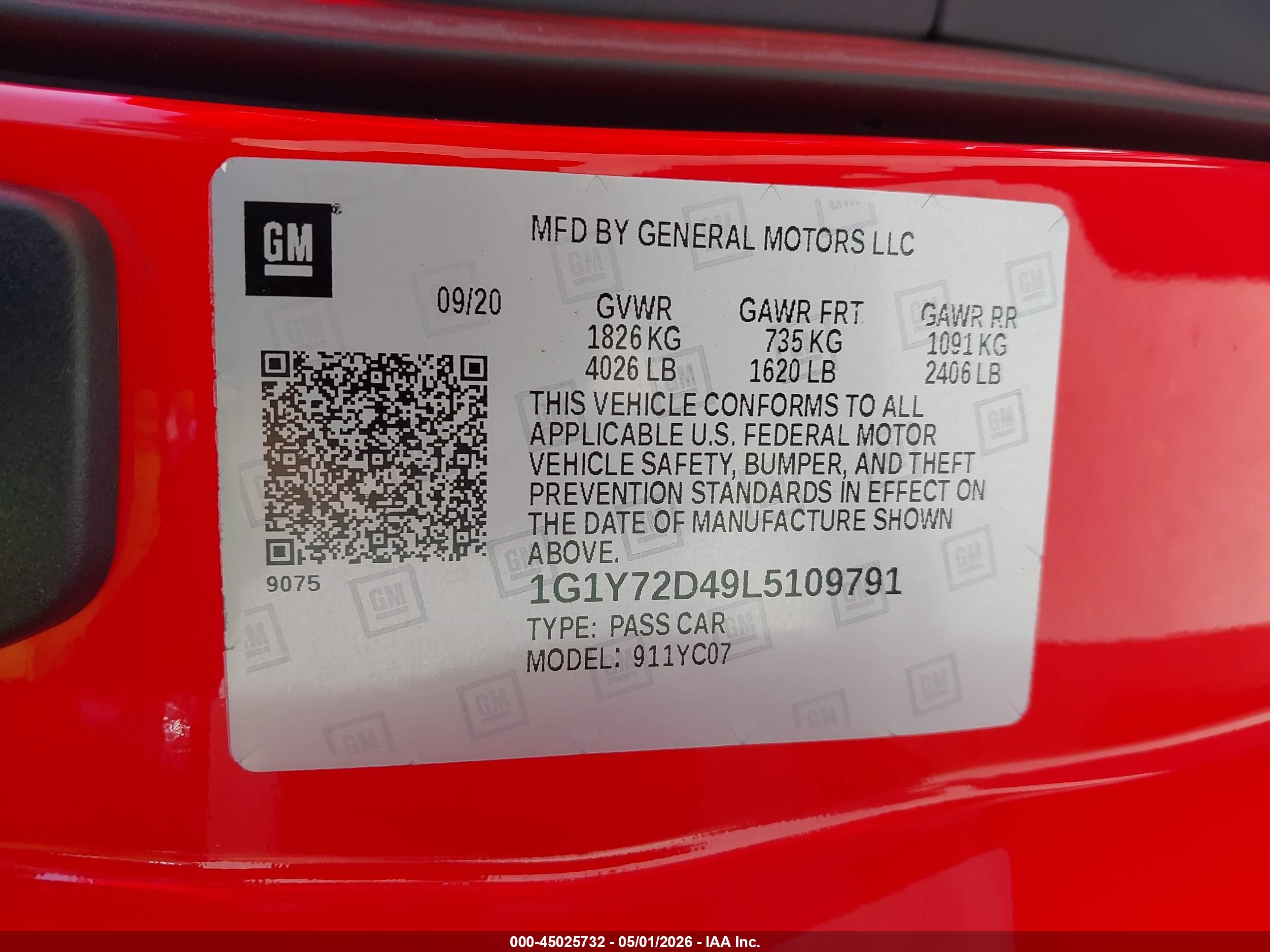 CHEVROLET CORVETTE image 9