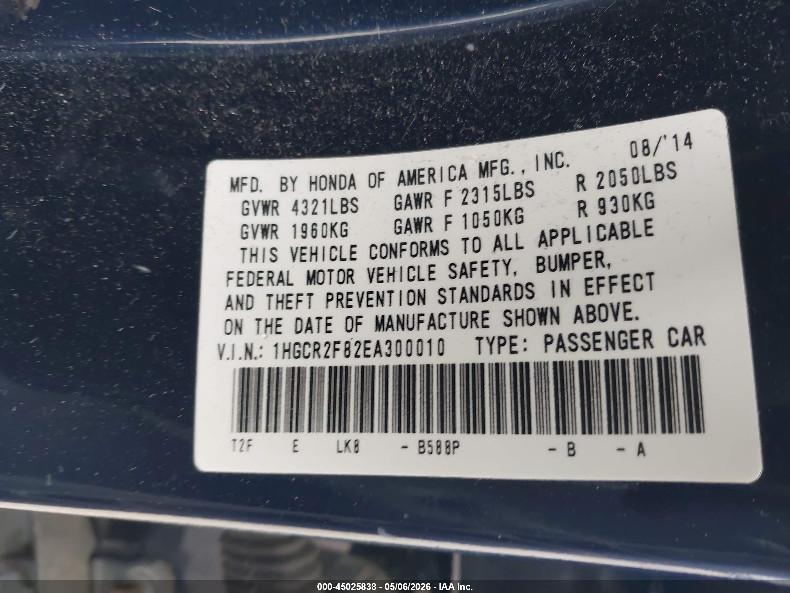 HONDA ACCORD image 9