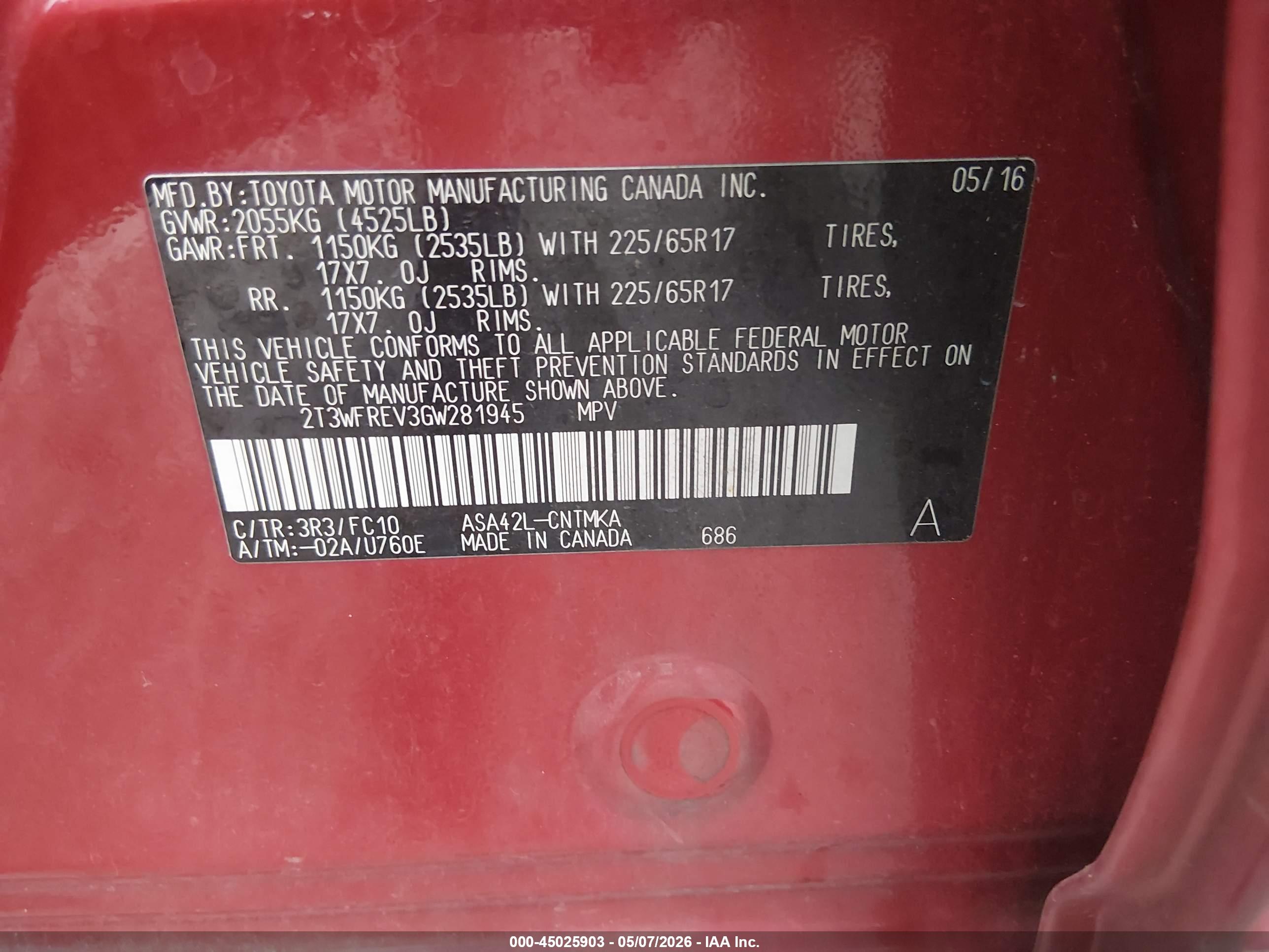 TOYOTA RAV4 image 9
