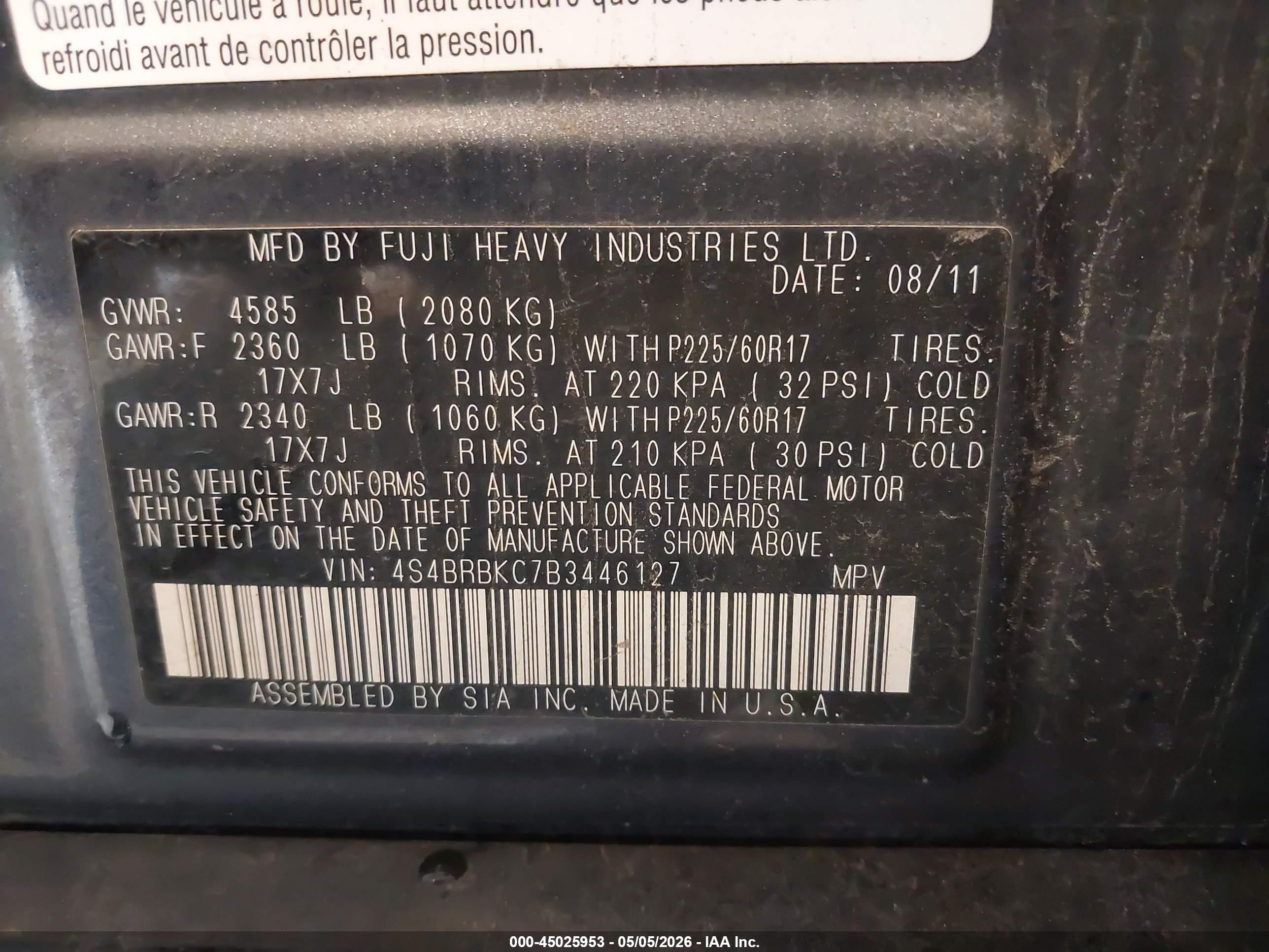 SUBARU OUTBACK image 9