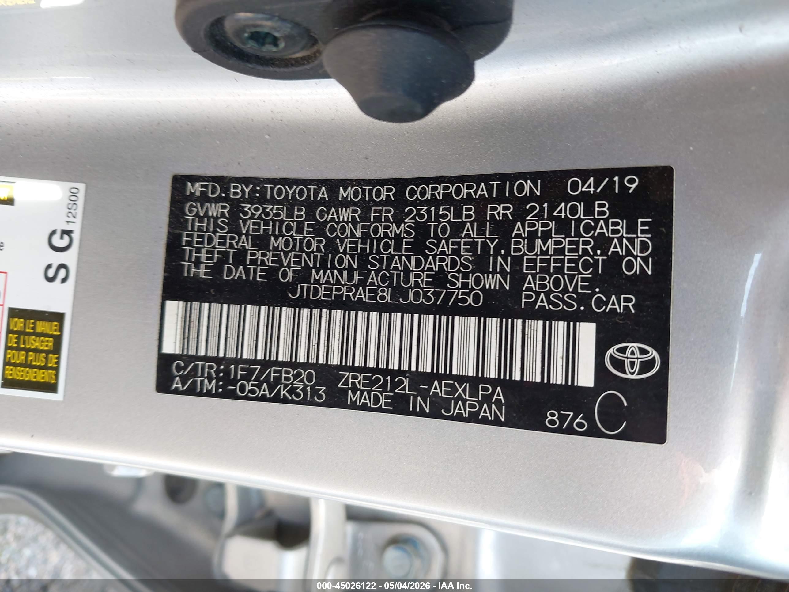 TOYOTA COROLLA image 9