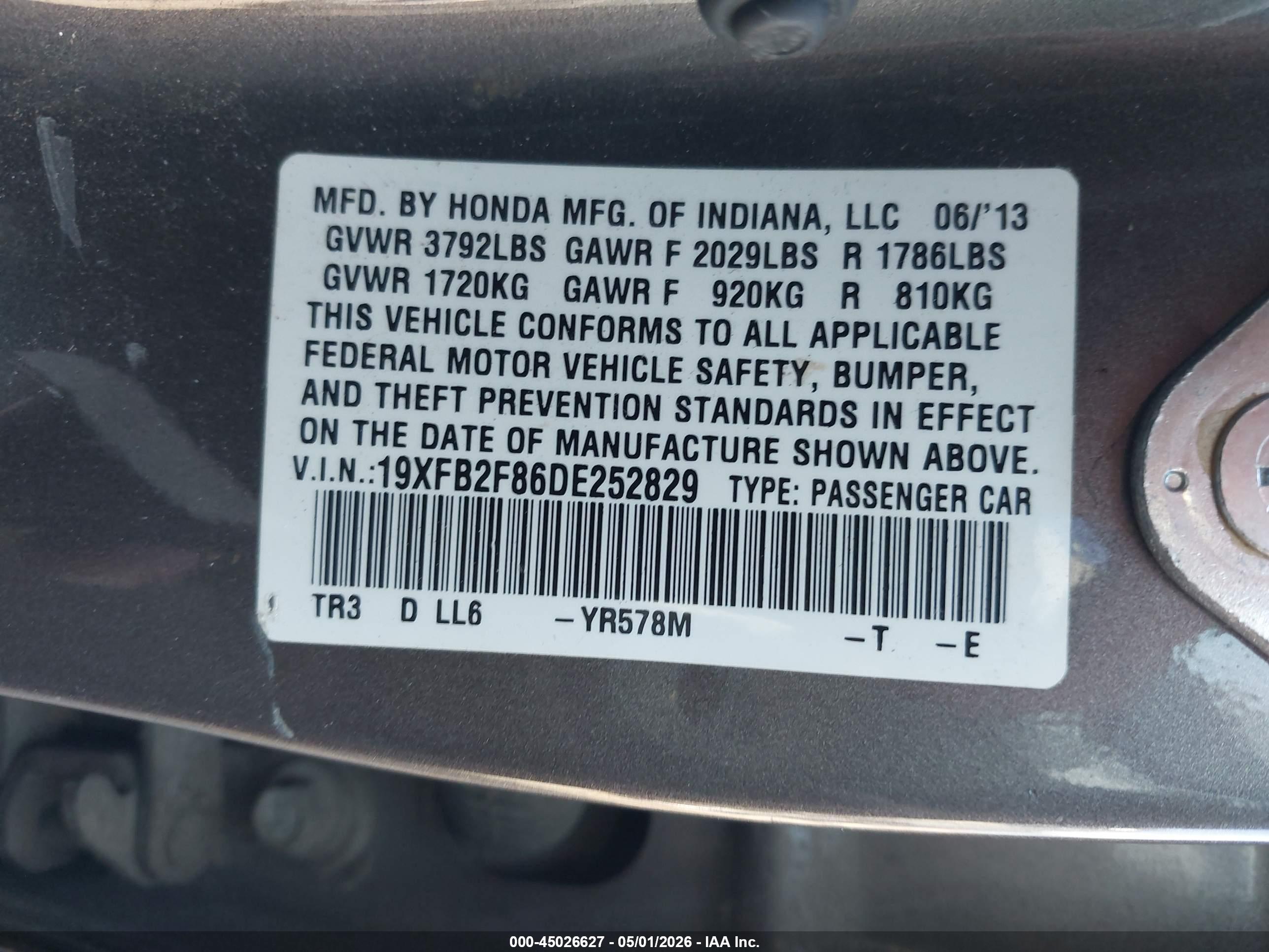 HONDA CIVIC image 9