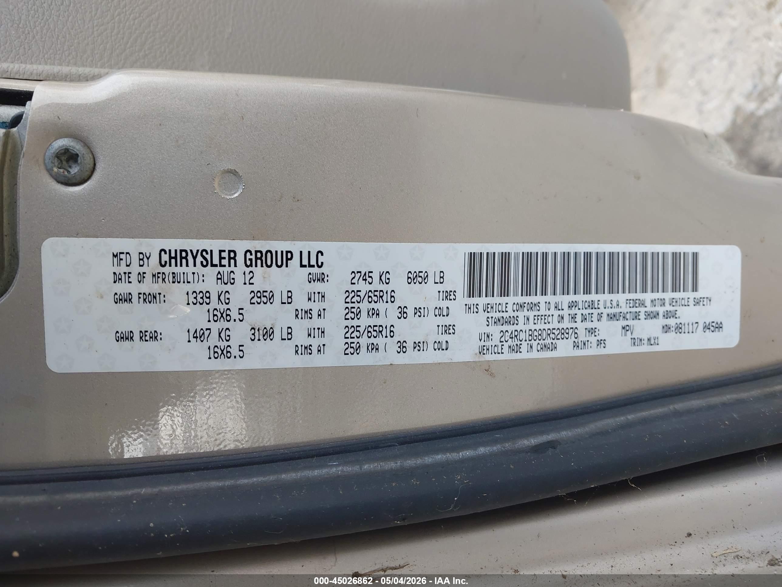 CHRYSLER TOWN image 9