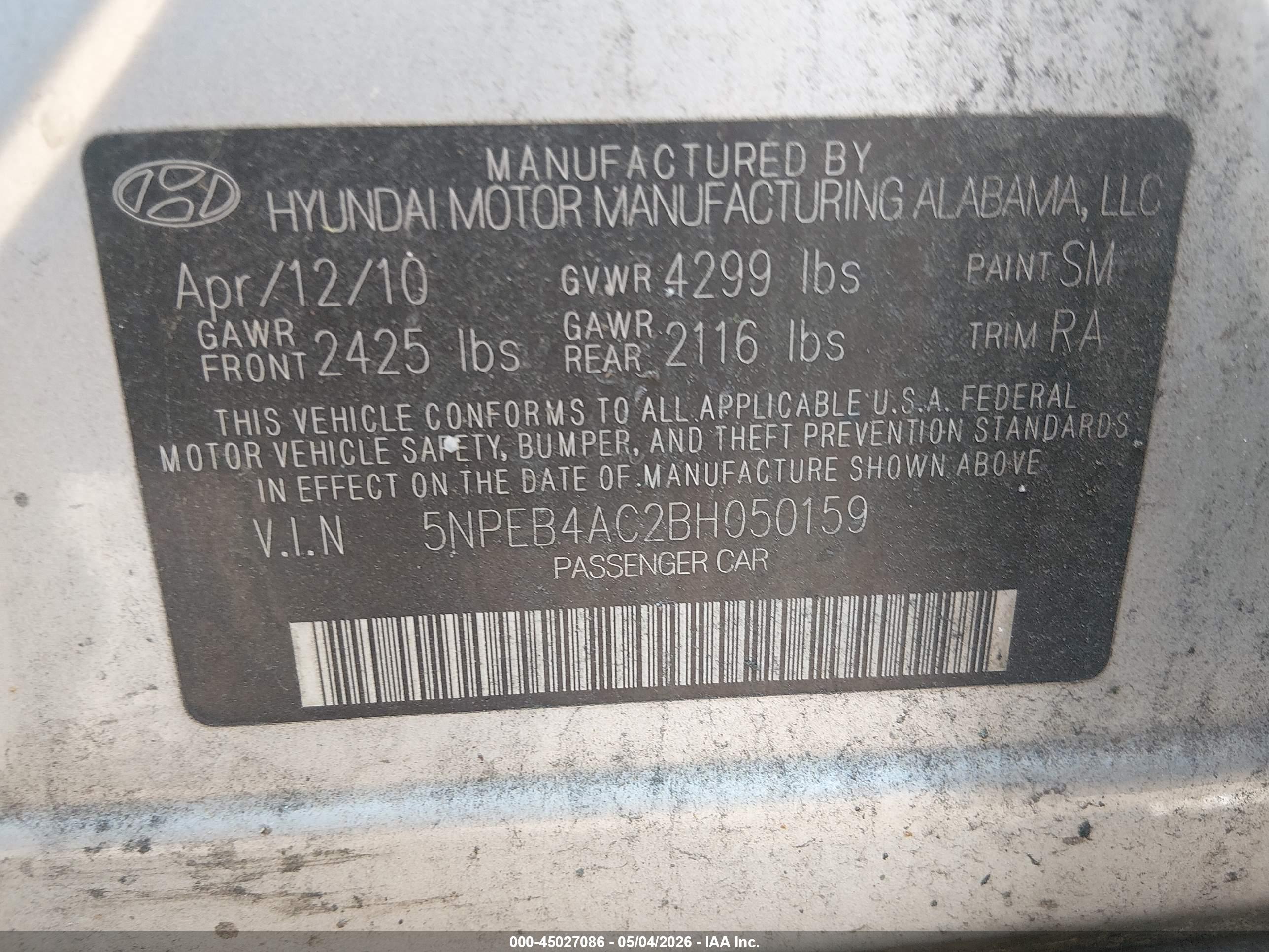 HYUNDAI SONATA image 9