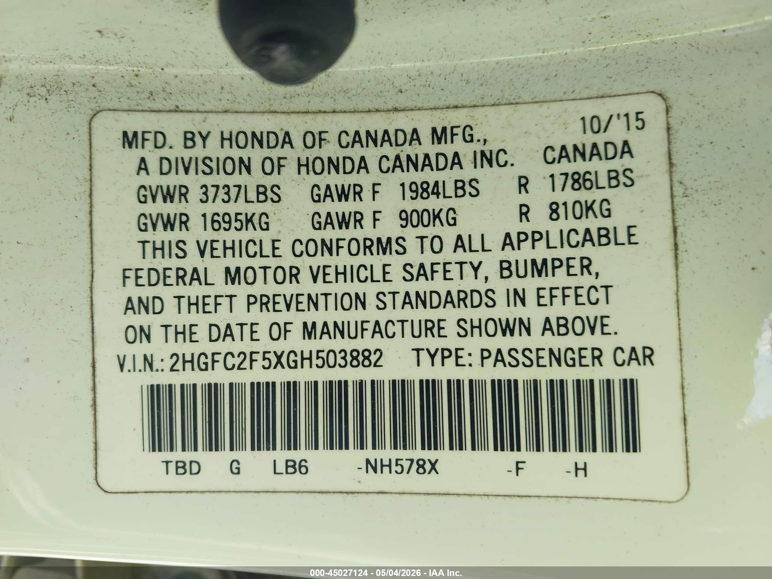HONDA CIVIC image 9