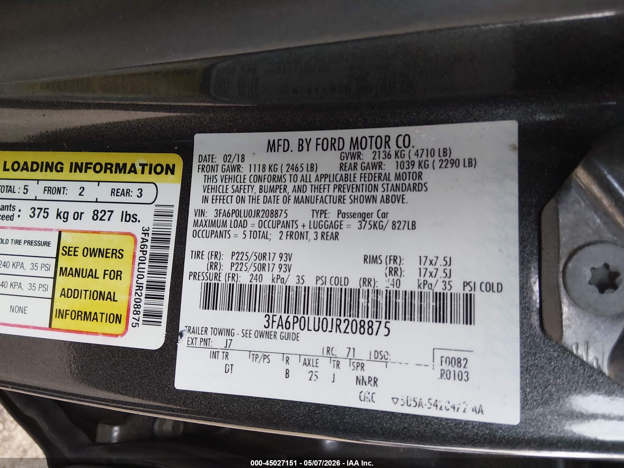 FORD FUSION image 9