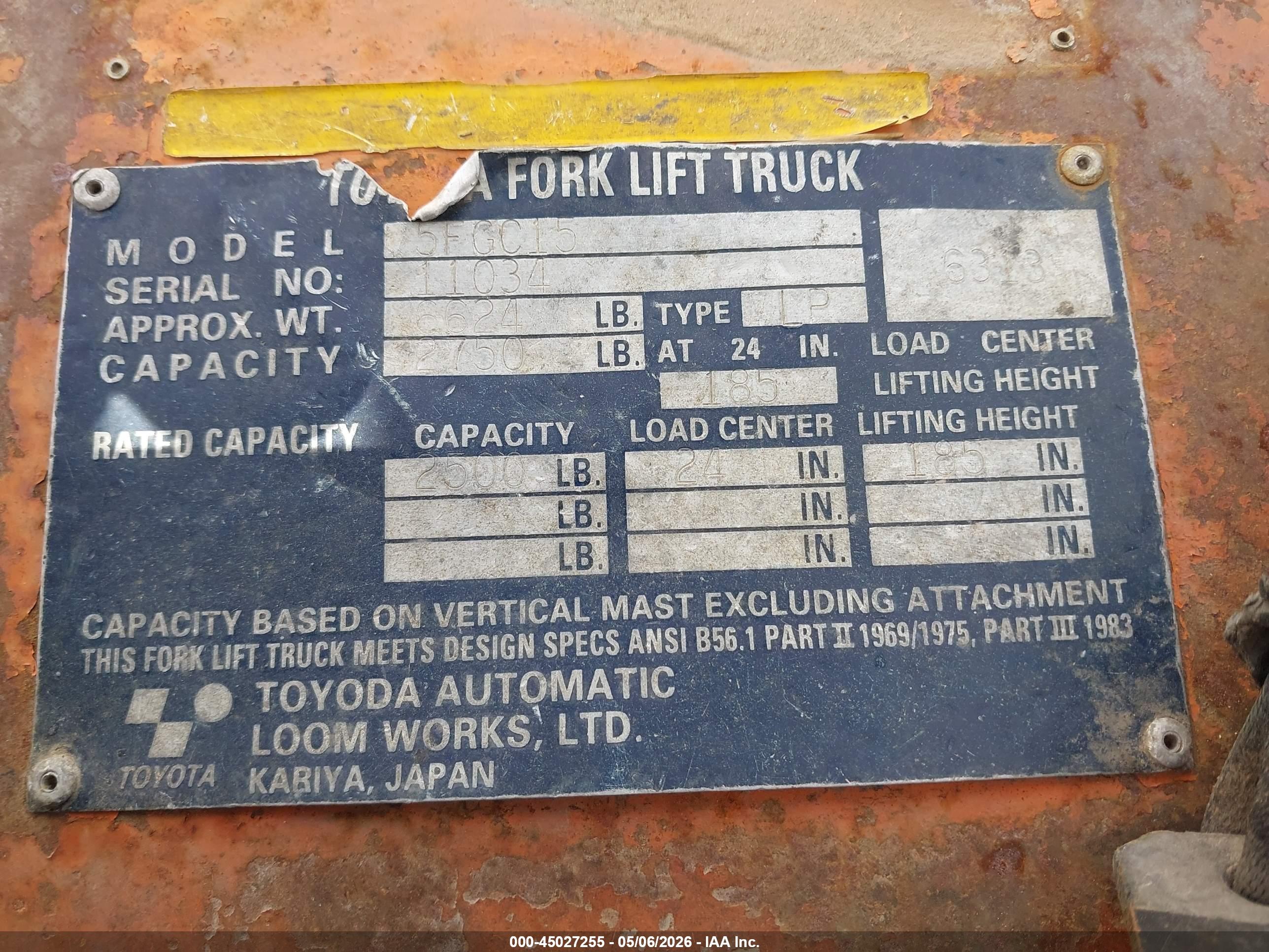 TOYOTA 5FZC15 image 9