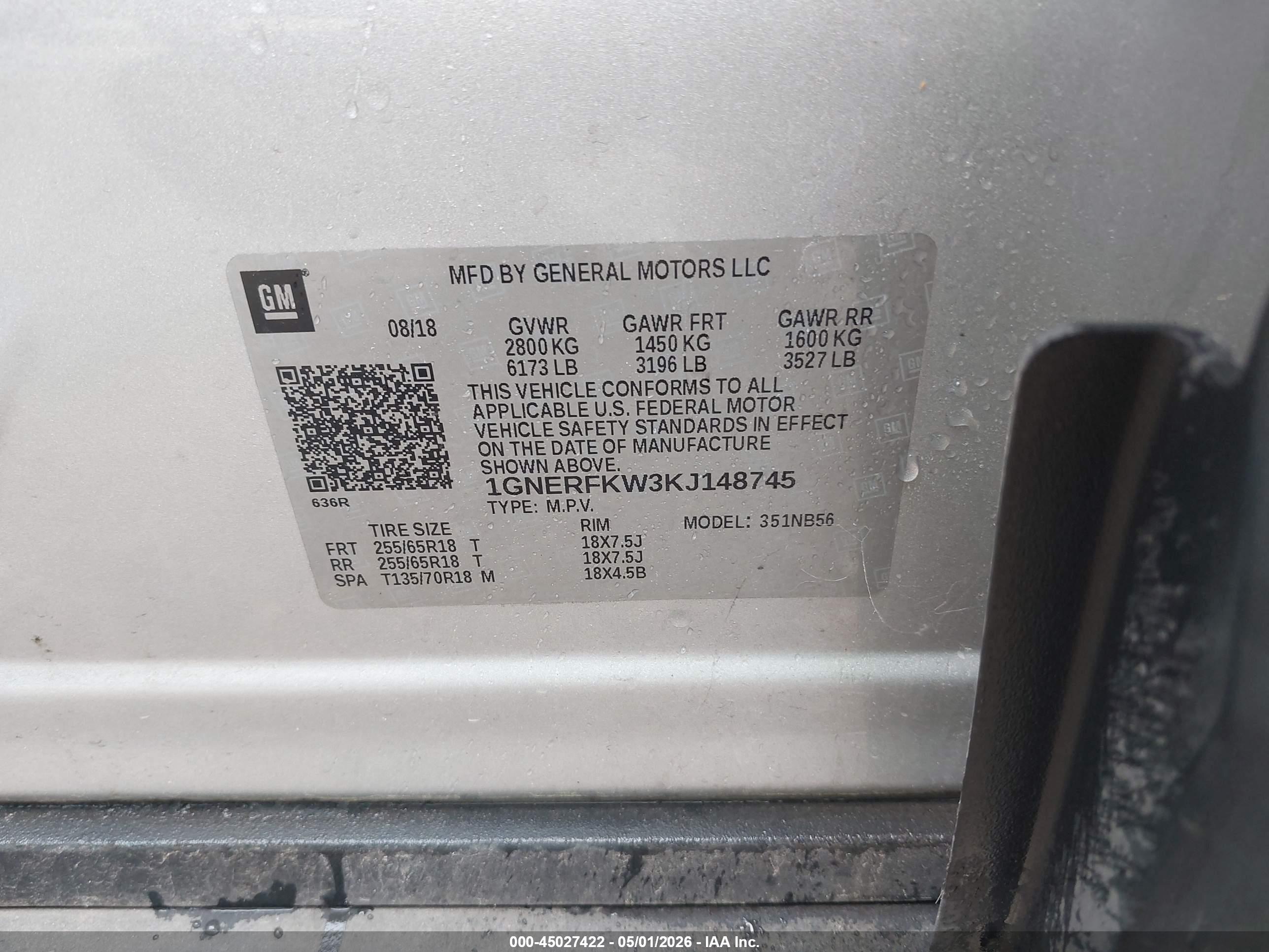 CHEVROLET TRAVERSE image 9
