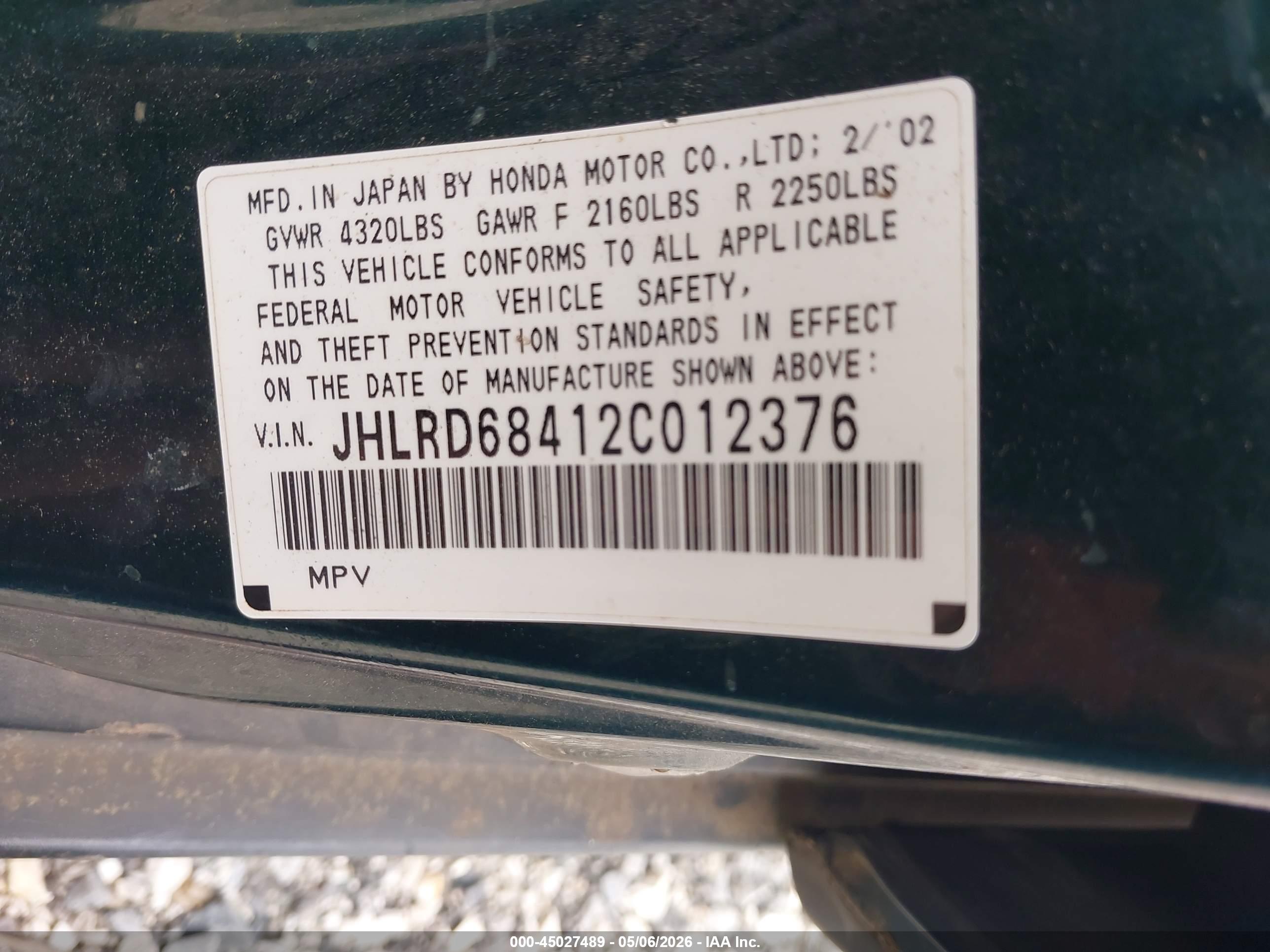 HONDA CR-V image 9