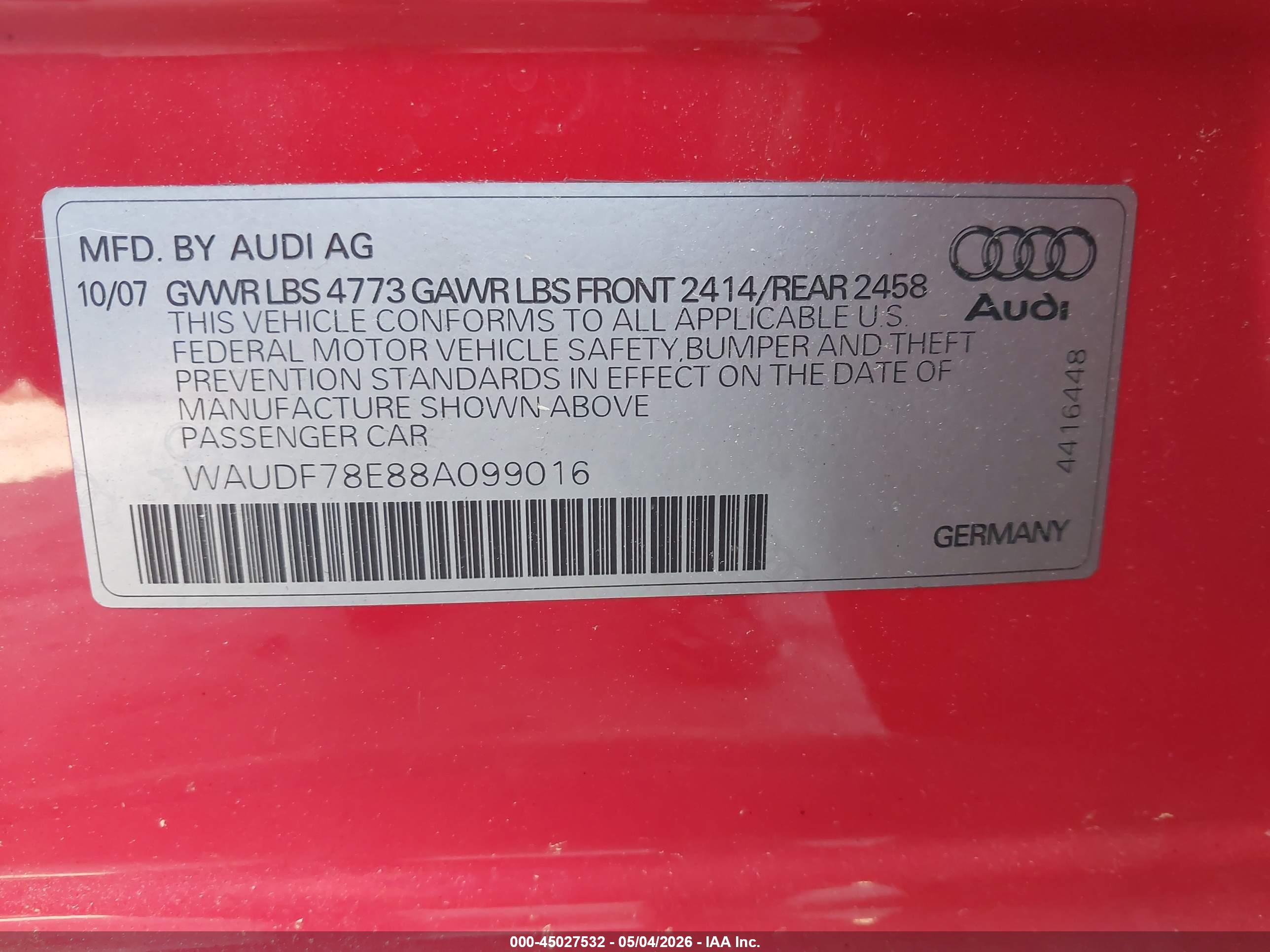 AUDI A4 image 9