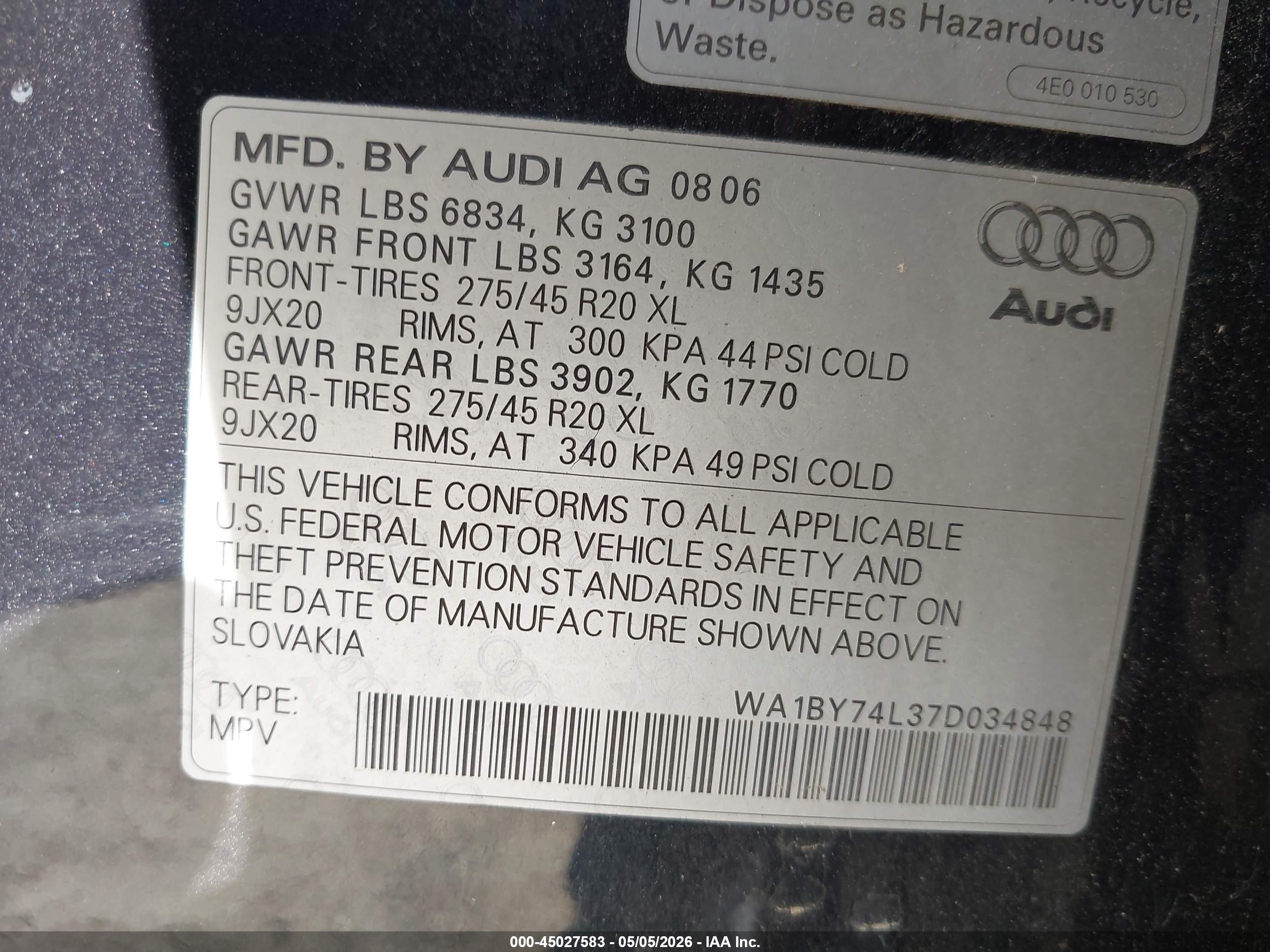 AUDI Q7 image 9