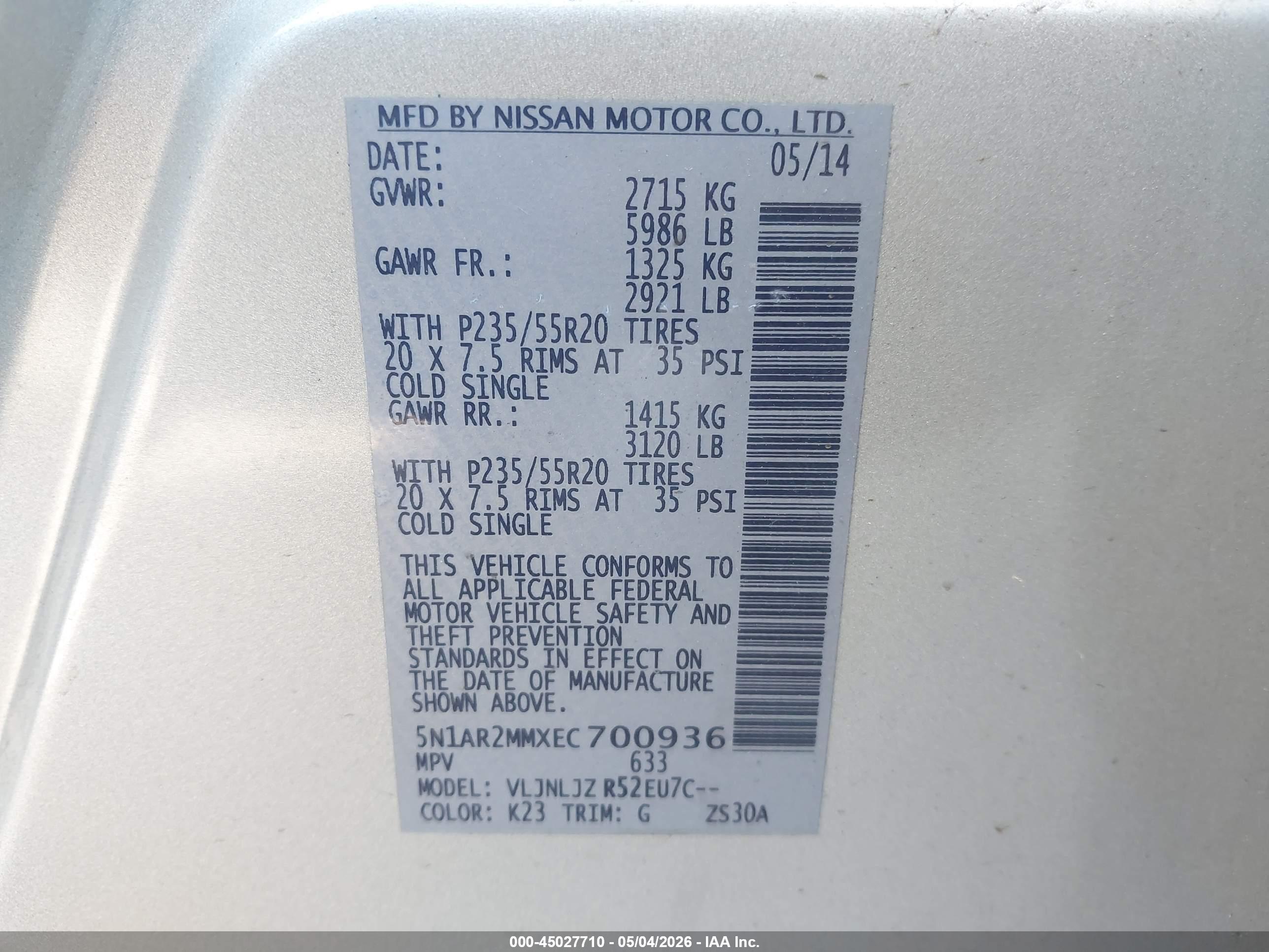 NISSAN PATHFINDER image 9