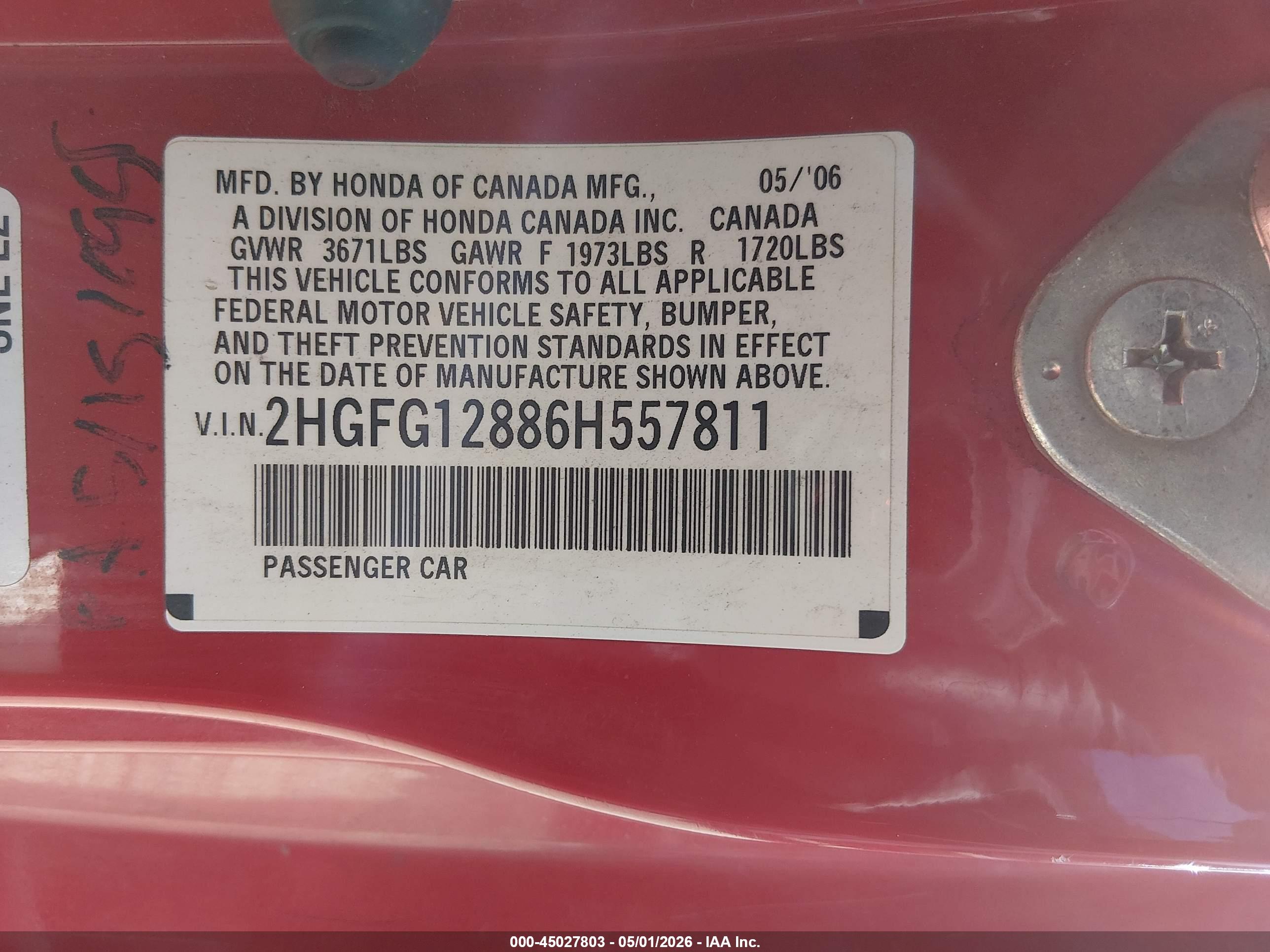 HONDA CIVIC image 9