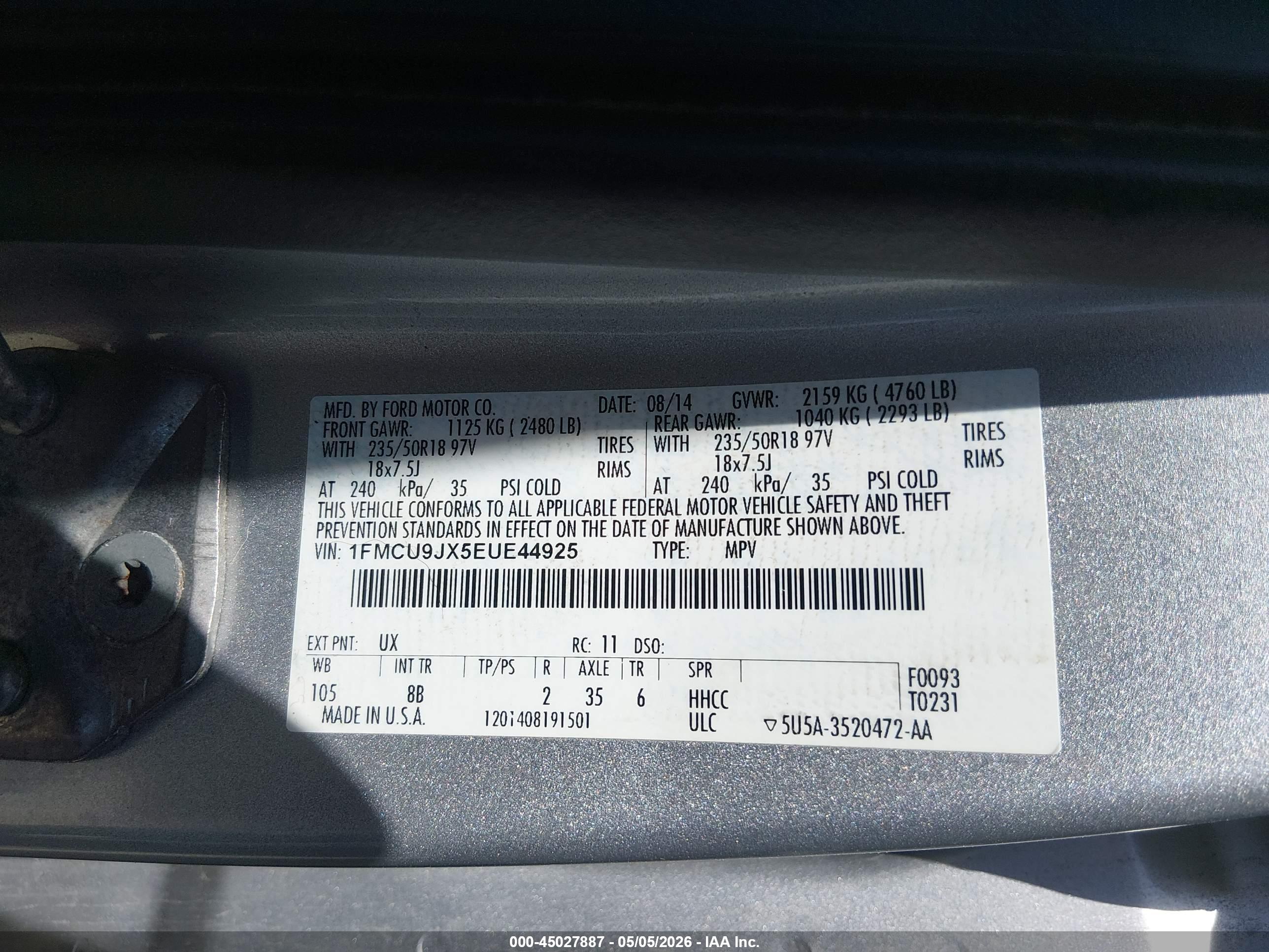 FORD ESCAPE image 9