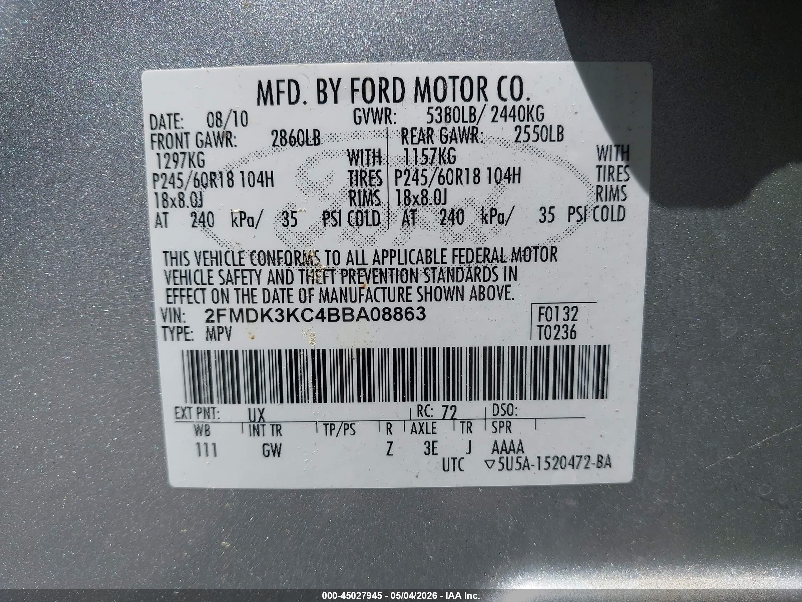 FORD EDGE image 9