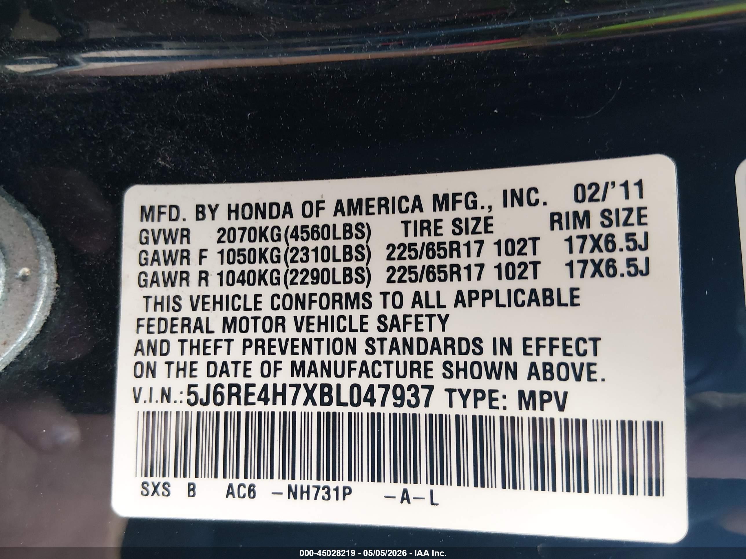 HONDA CR-V image 9