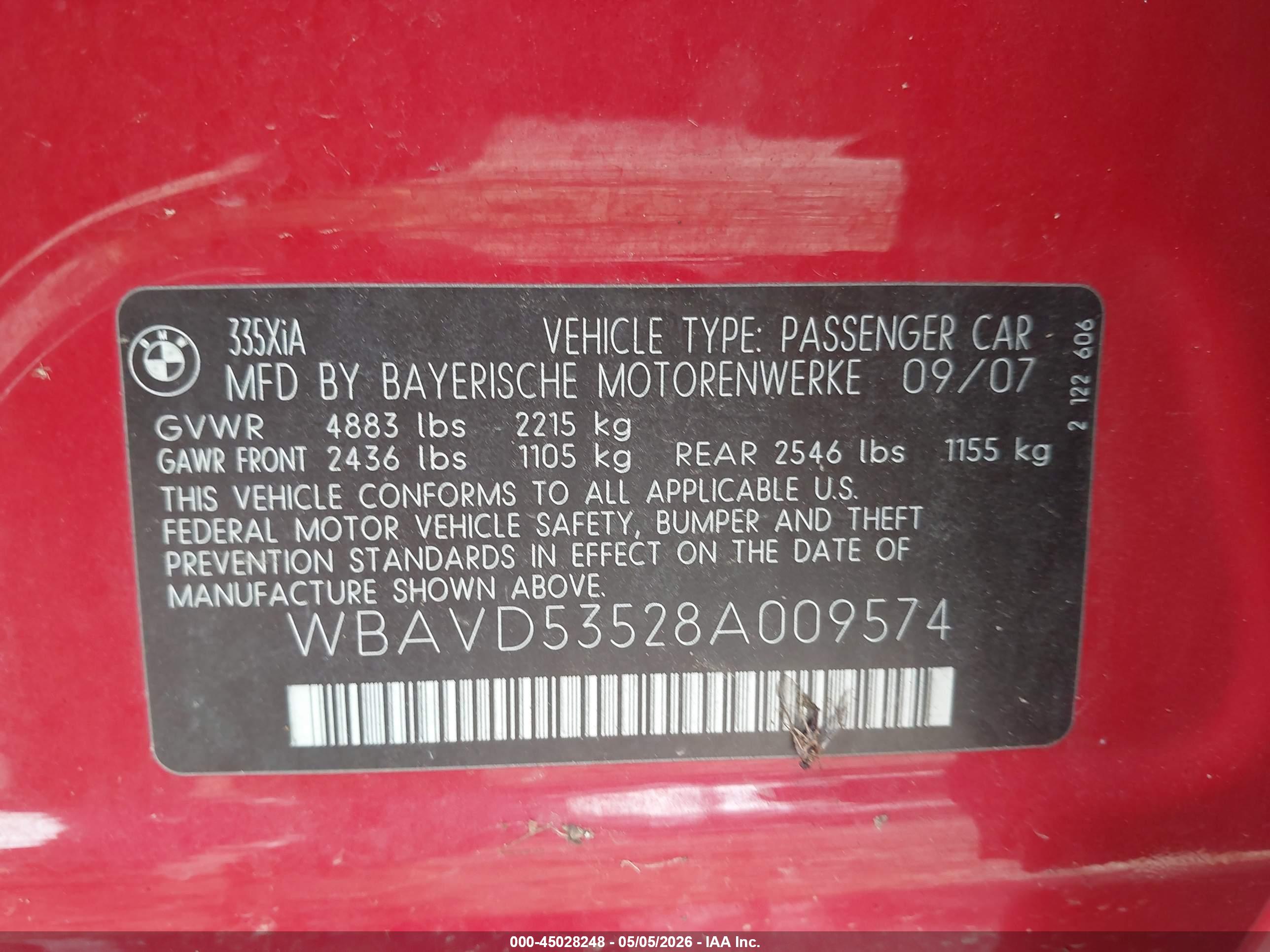 BMW 335XI image 9