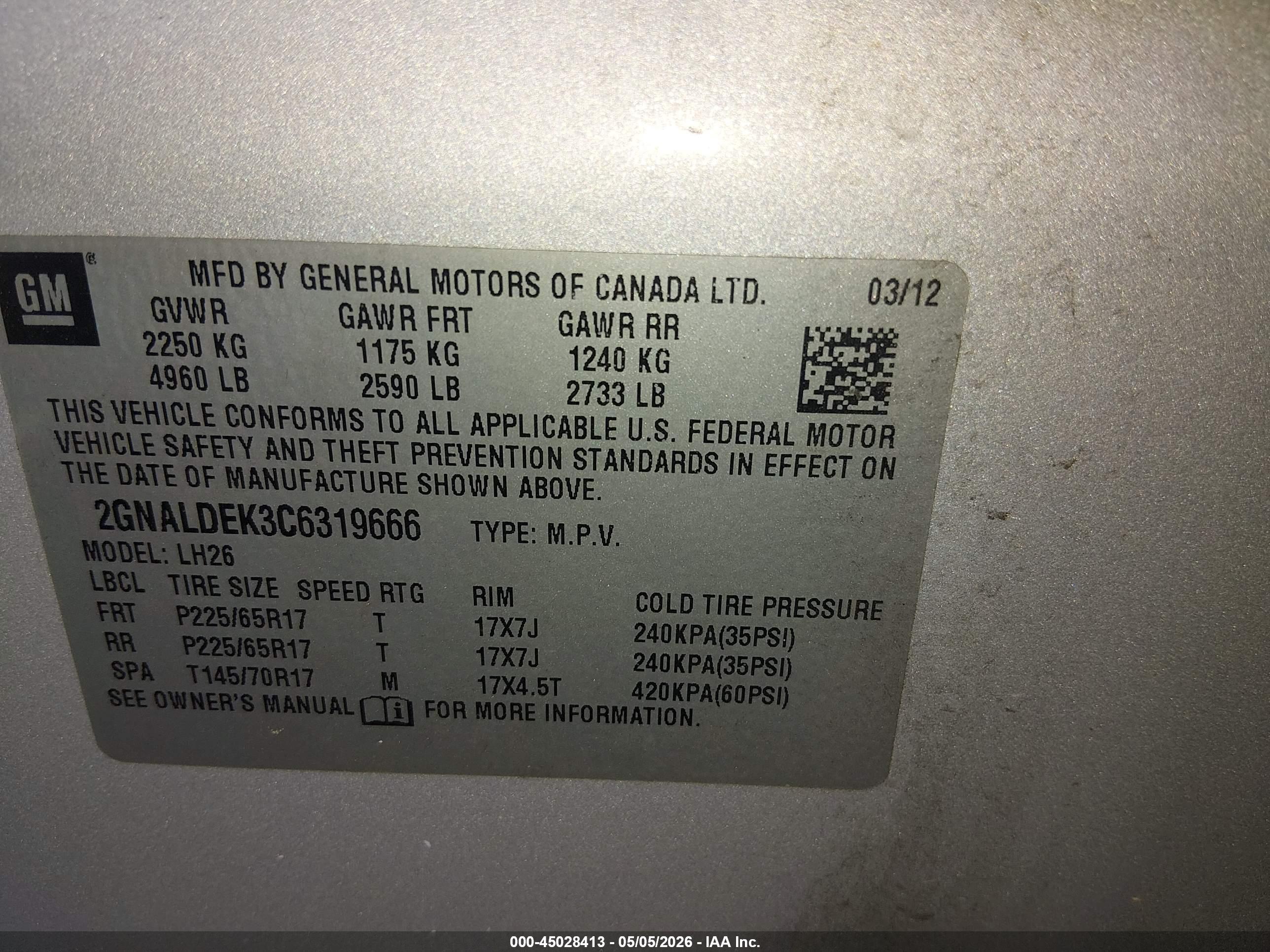CHEVROLET EQUINOX image 9