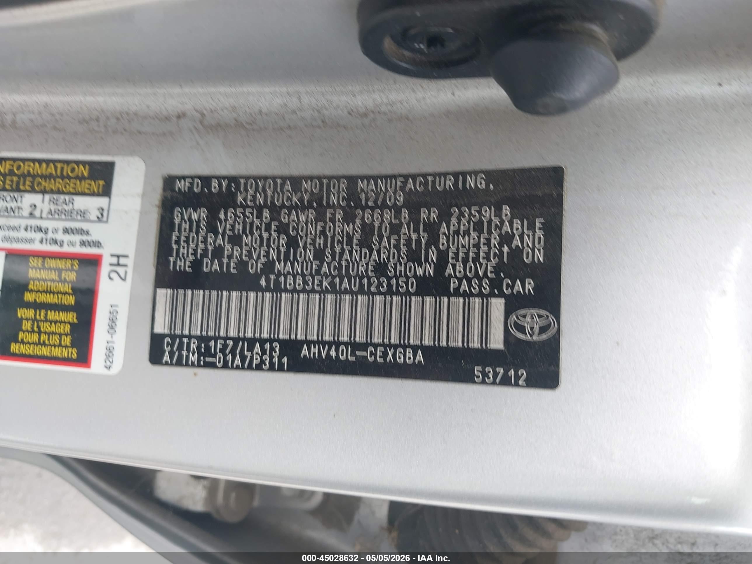 TOYOTA CAMRY image 9