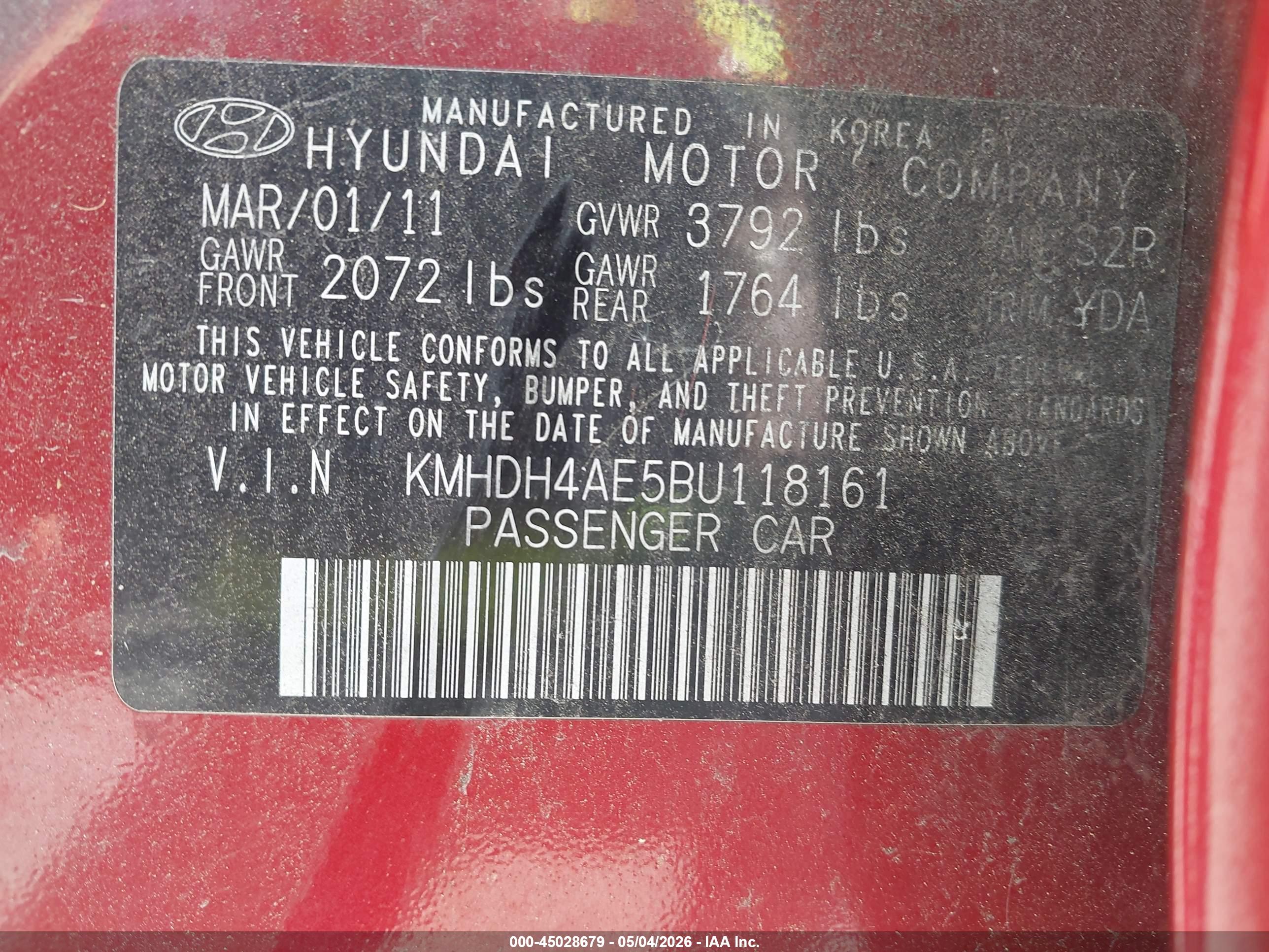 HYUNDAI ELANTRA image 9