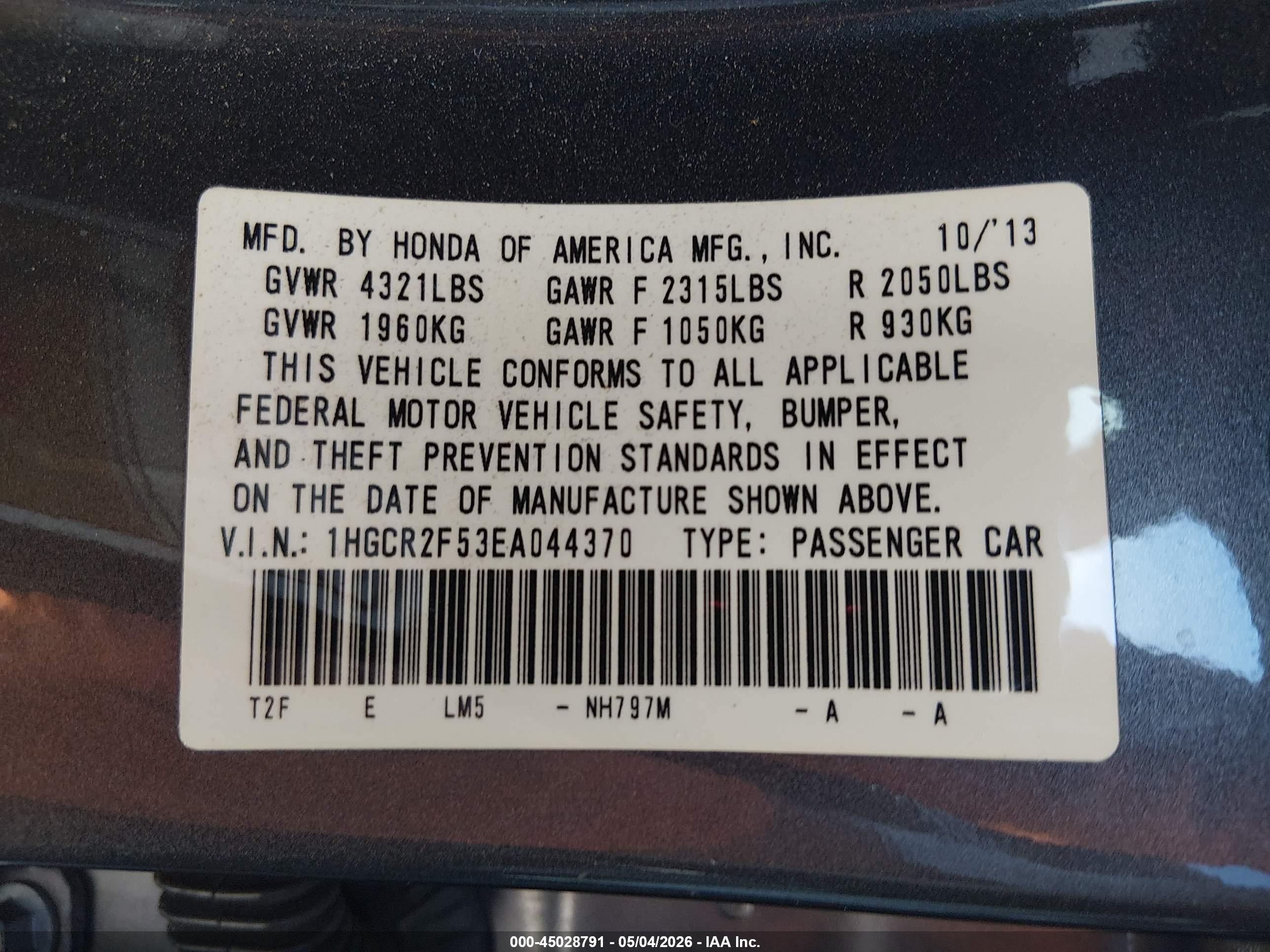 HONDA ACCORD image 9