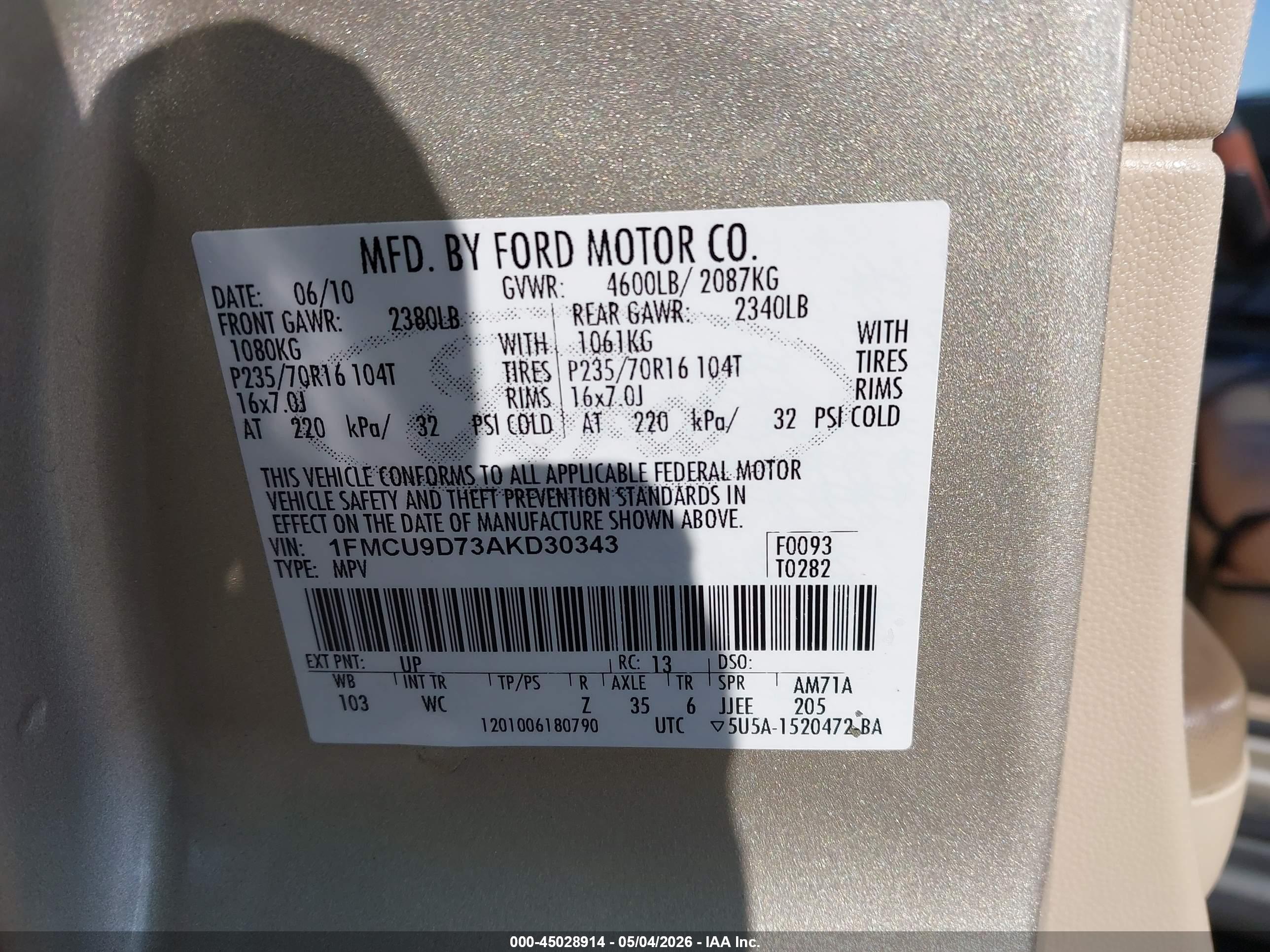 FORD ESCAPE image 9