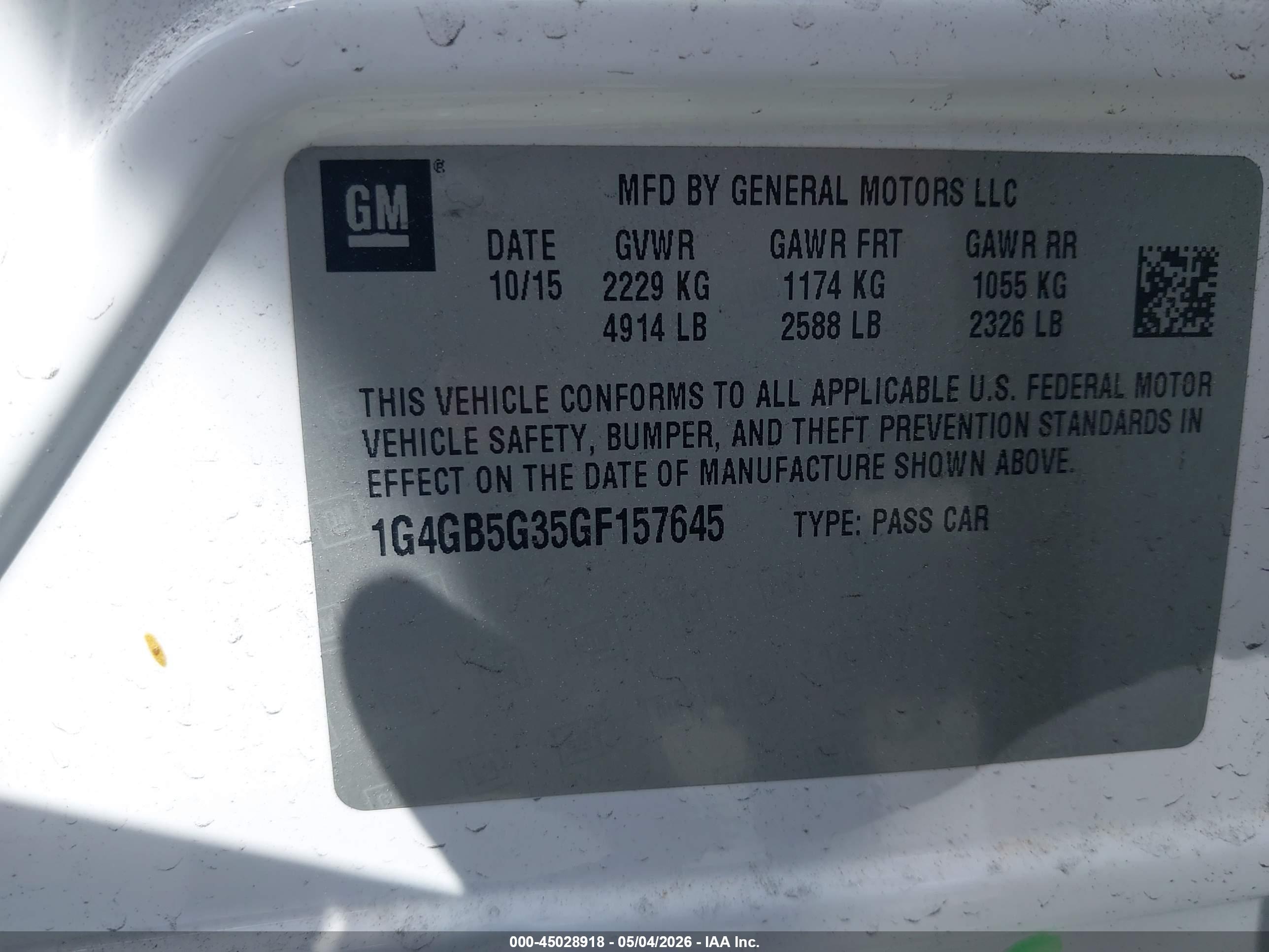 BUICK LACROSSE image 9