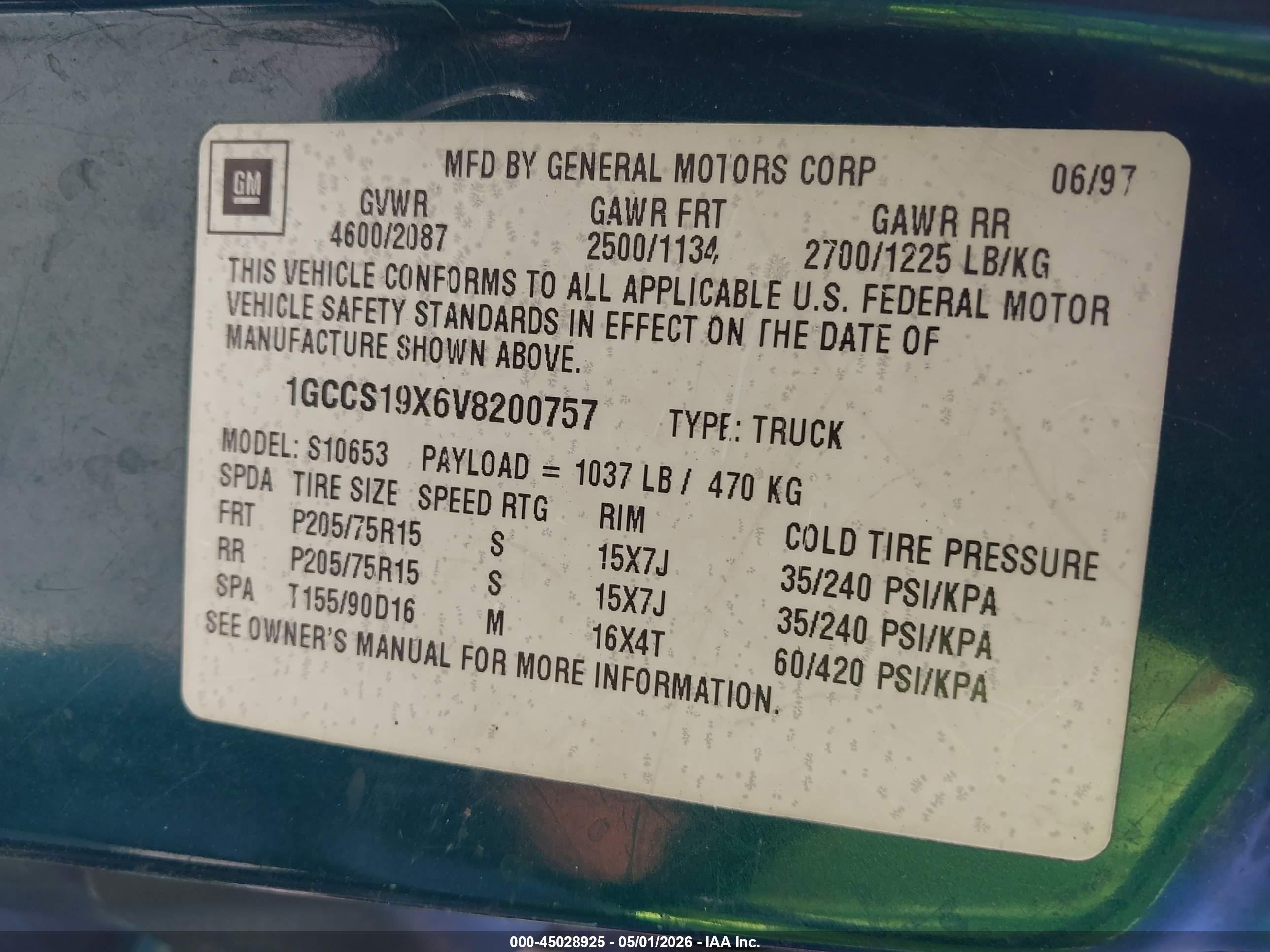 CHEVROLET S-10 image 9