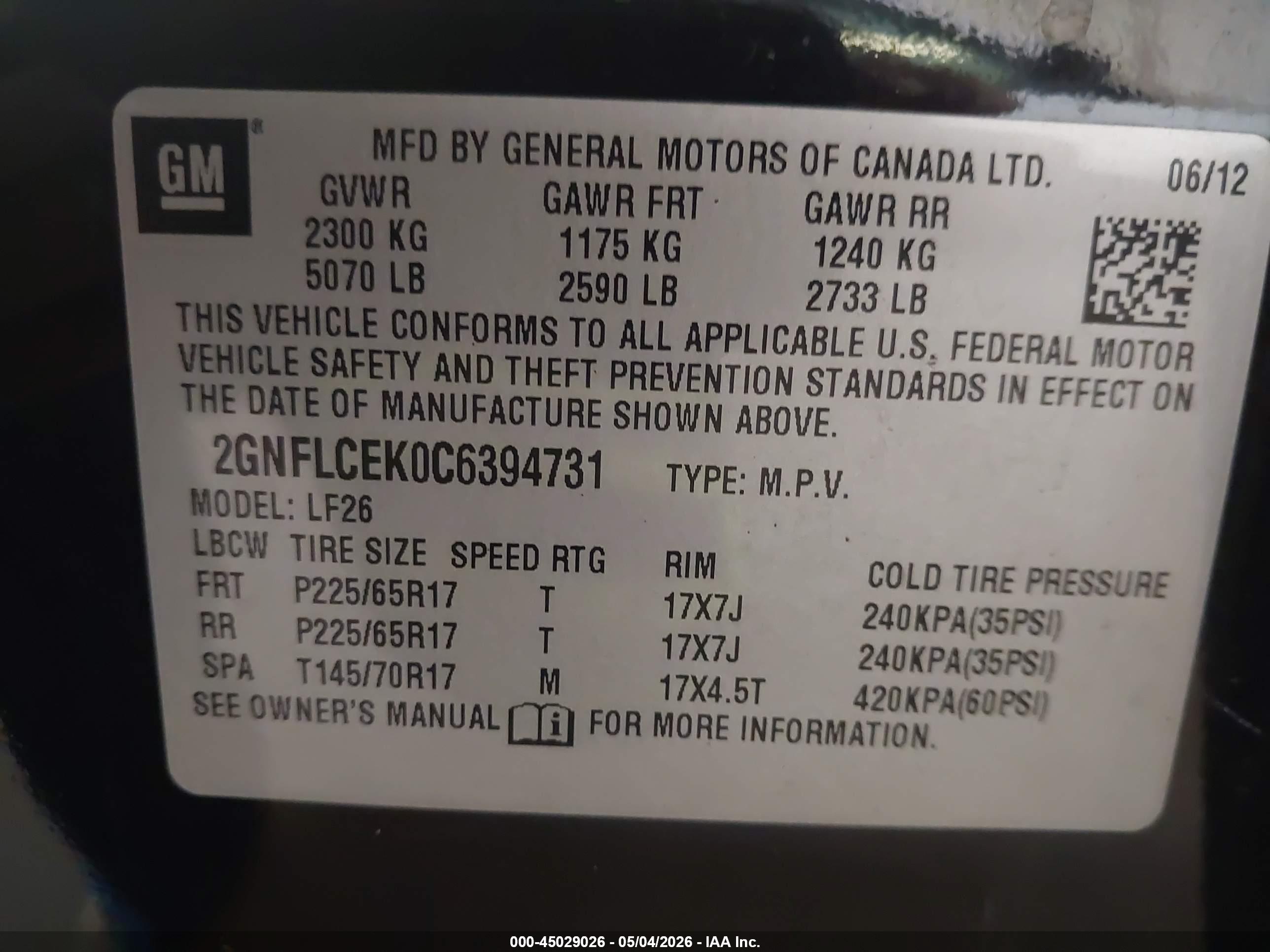 CHEVROLET EQUINOX image 9