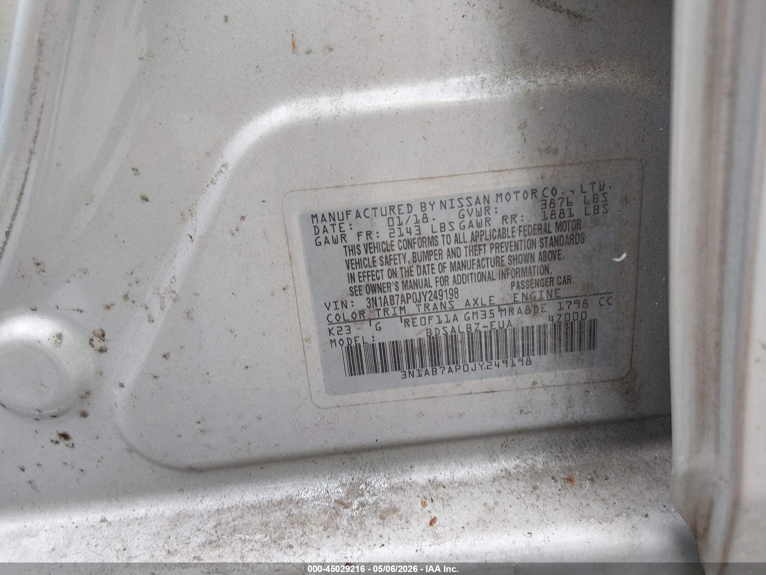 NISSAN SENTRA image 9