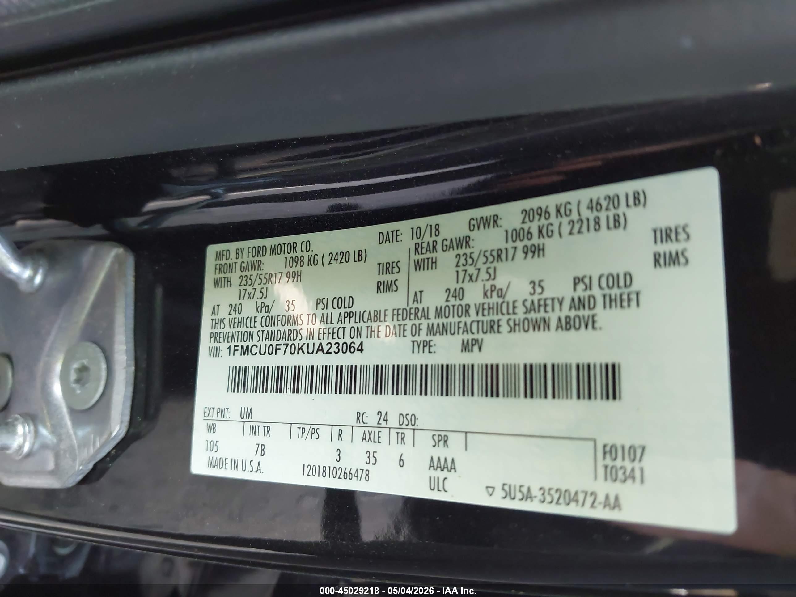 FORD ESCAPE image 9