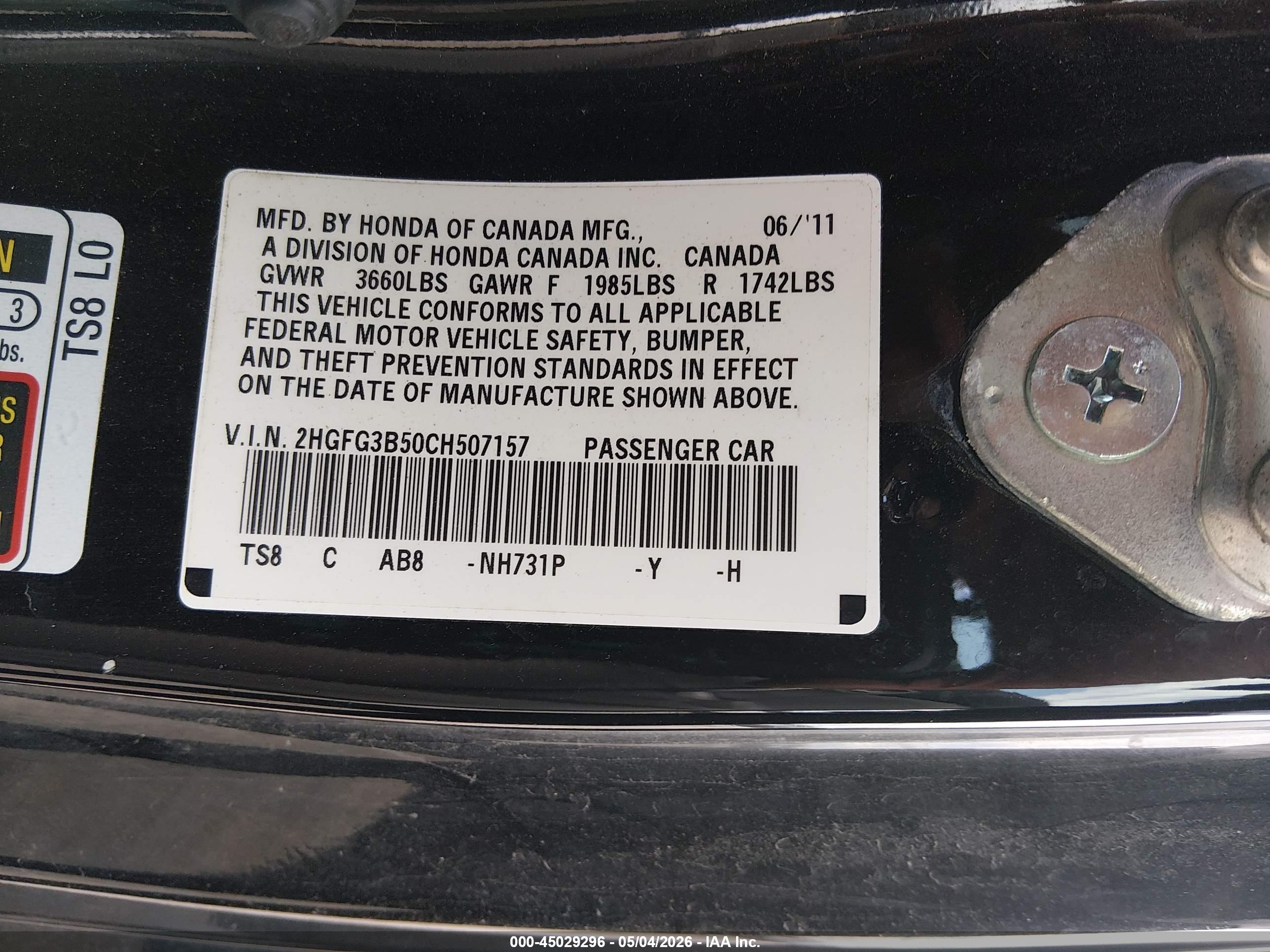 HONDA CIVIC image 9