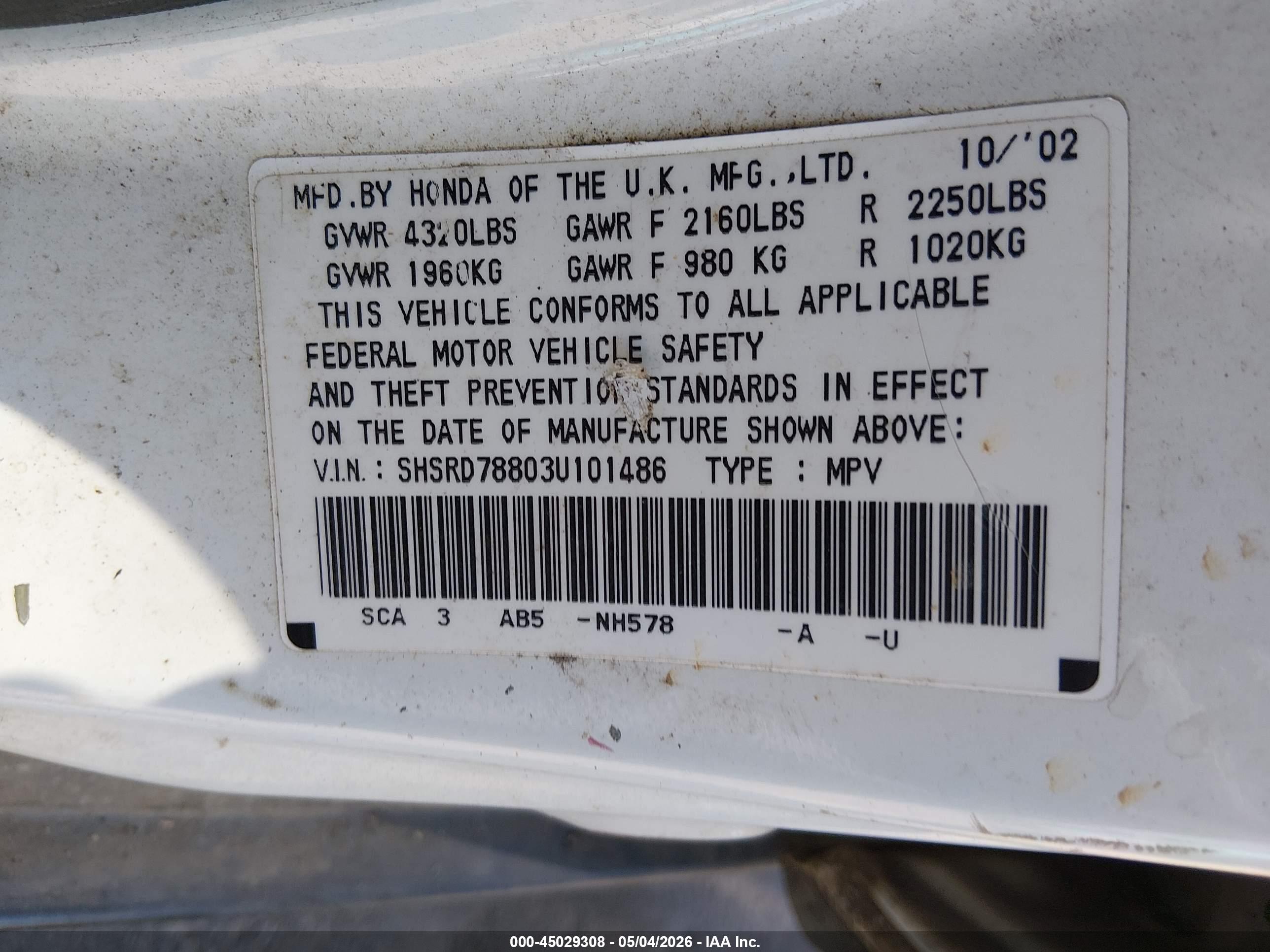HONDA CR-V image 9