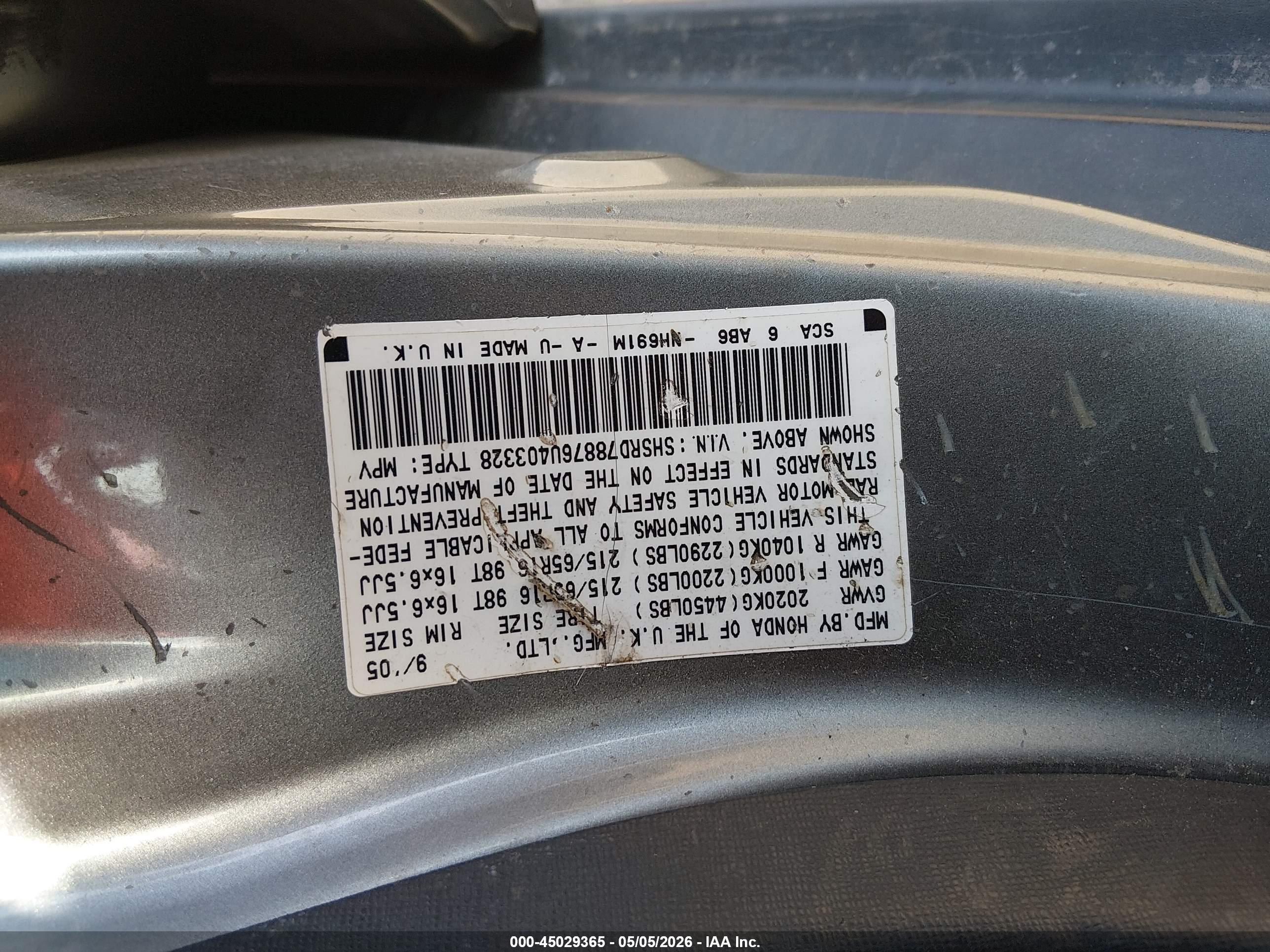 HONDA CR-V image 9