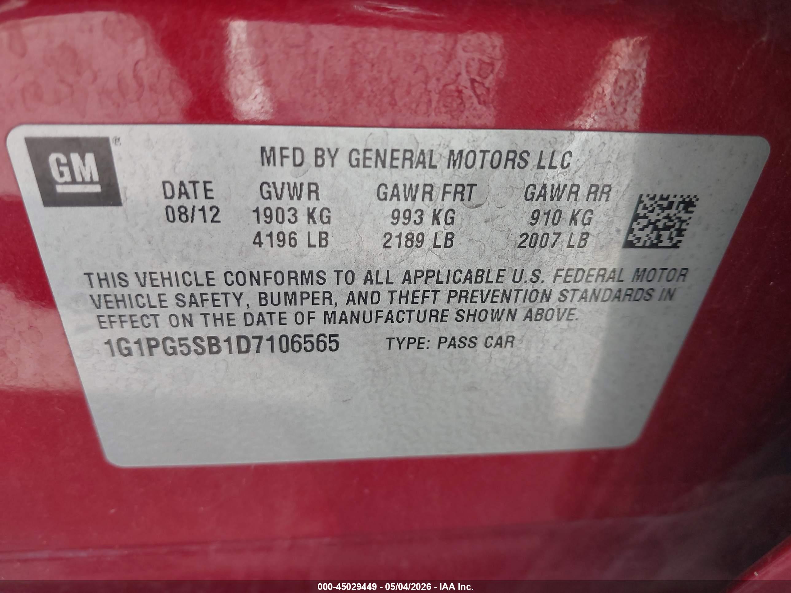 CHEVROLET CRUZE image 9
