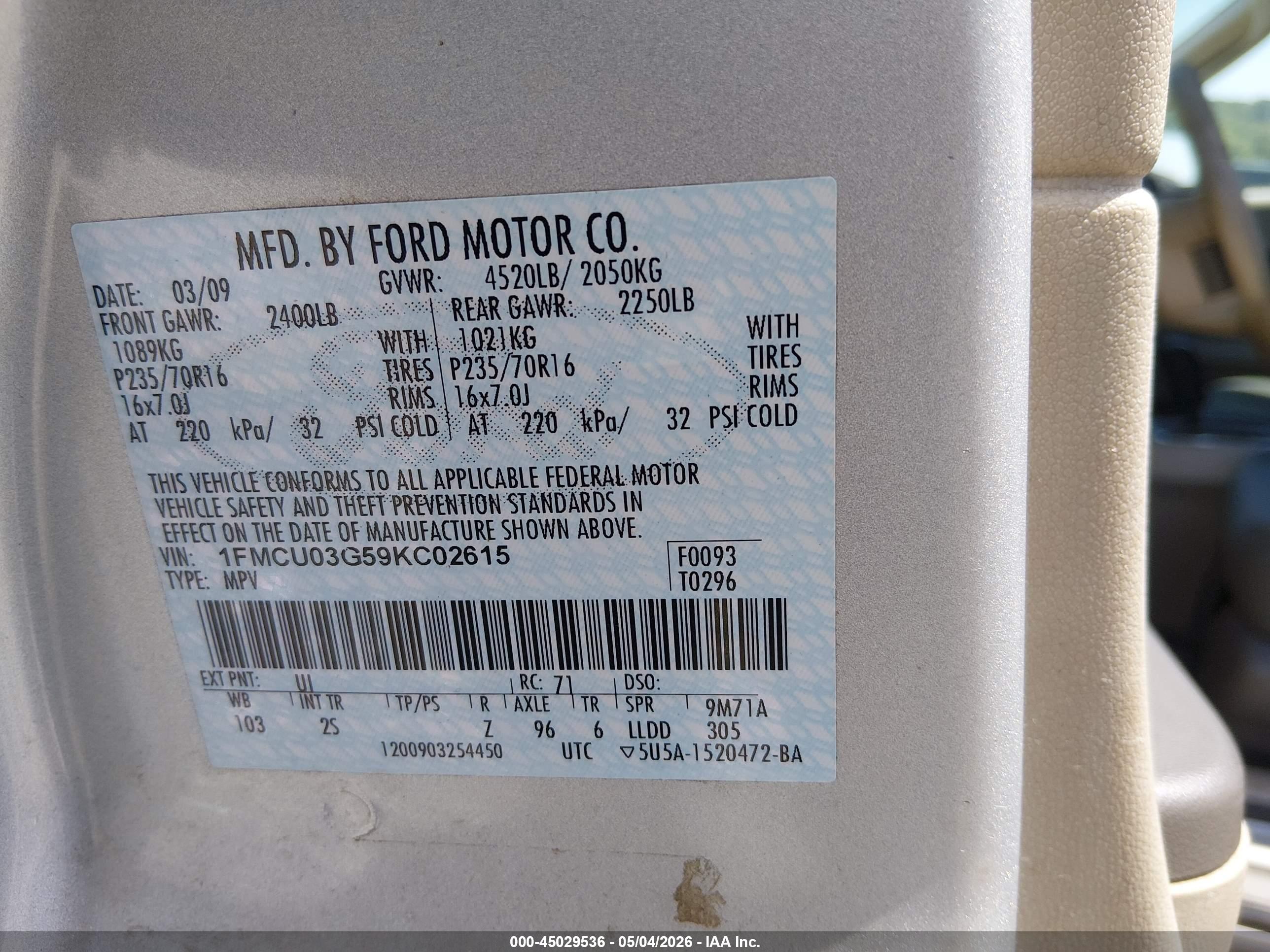 FORD ESCAPE image 9
