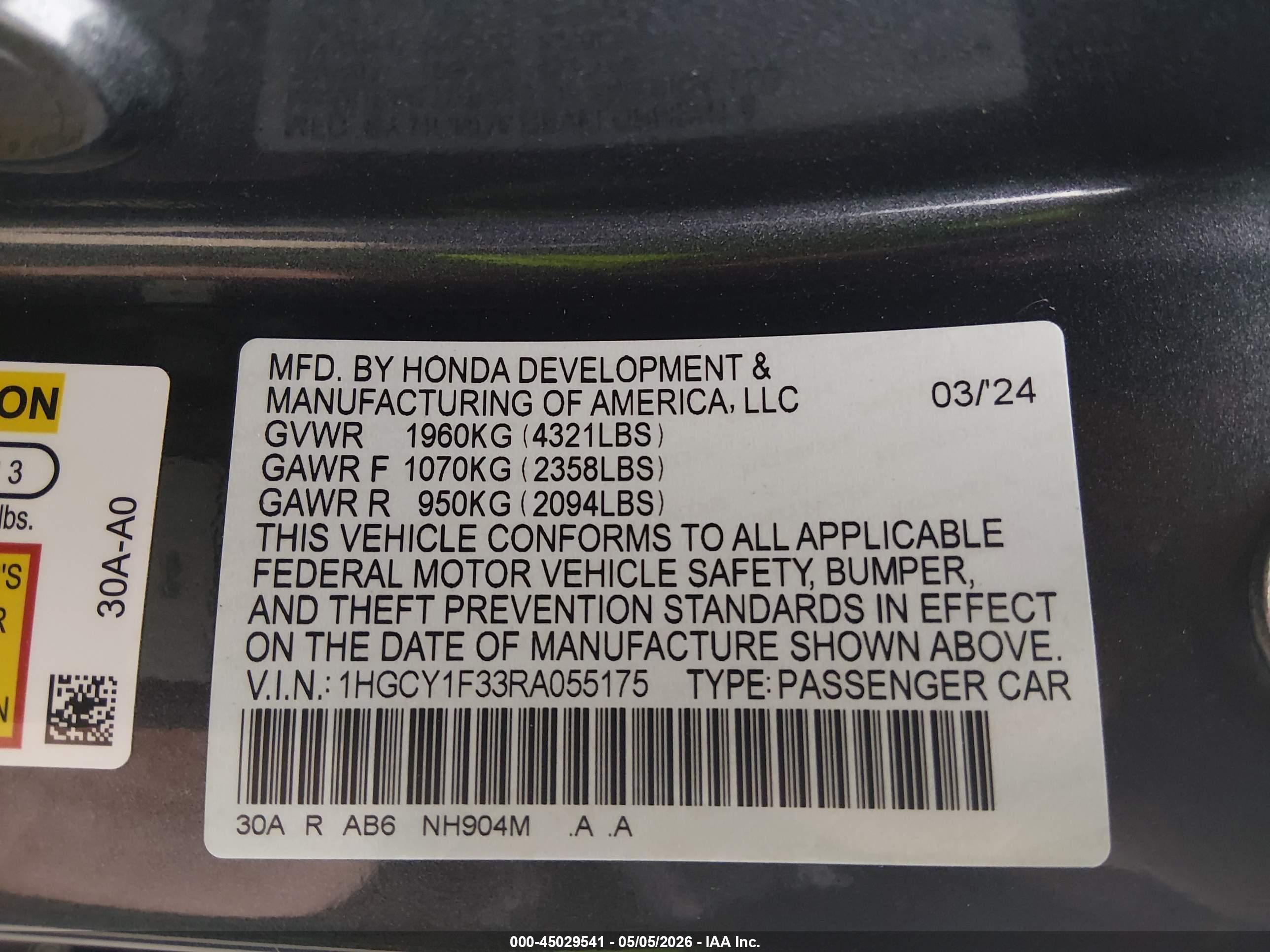 HONDA ACCORD image 9