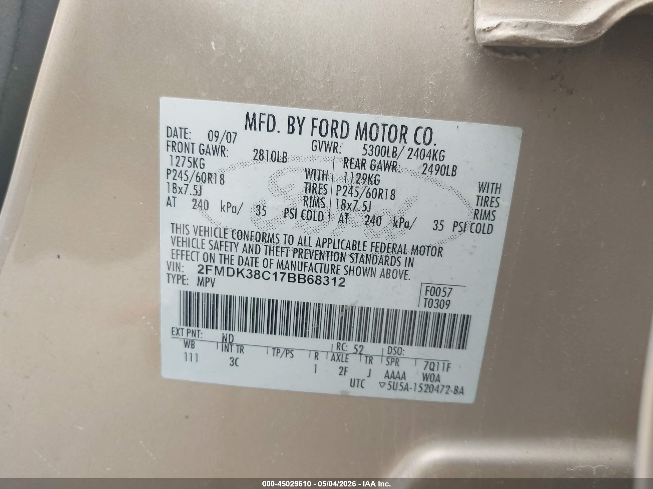 FORD EDGE image 9